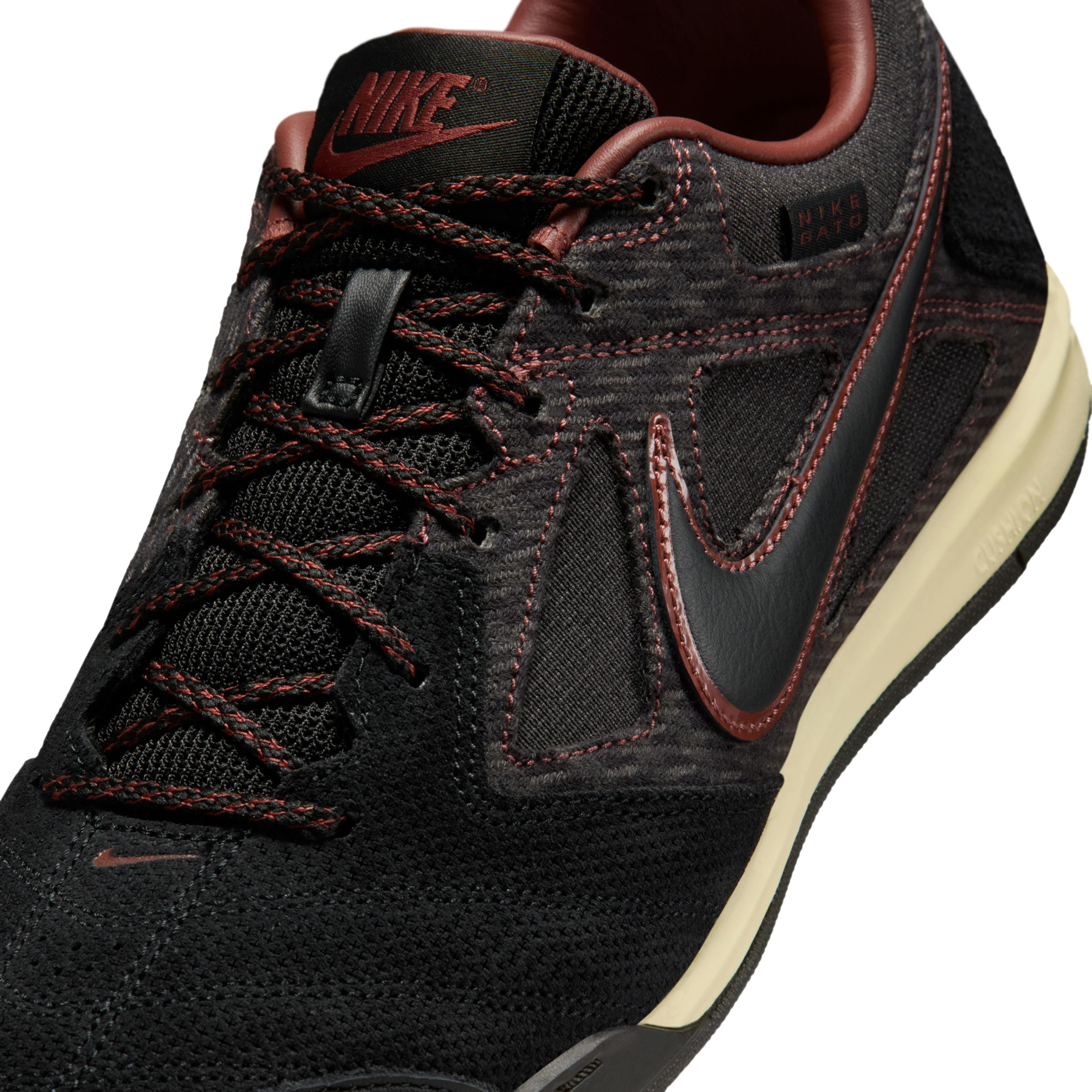 nike gato black red sepia
