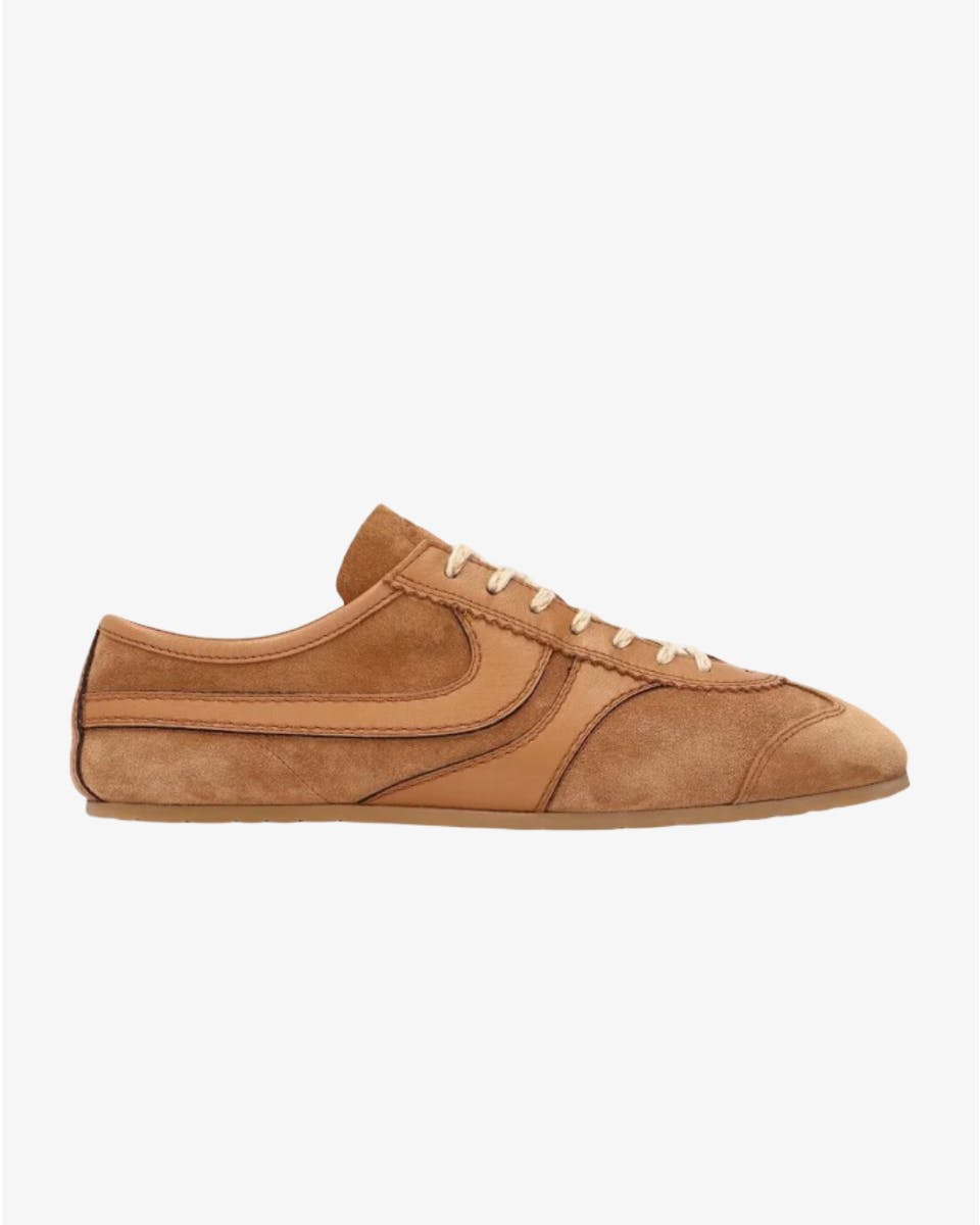 Leather and Suede Sneakers