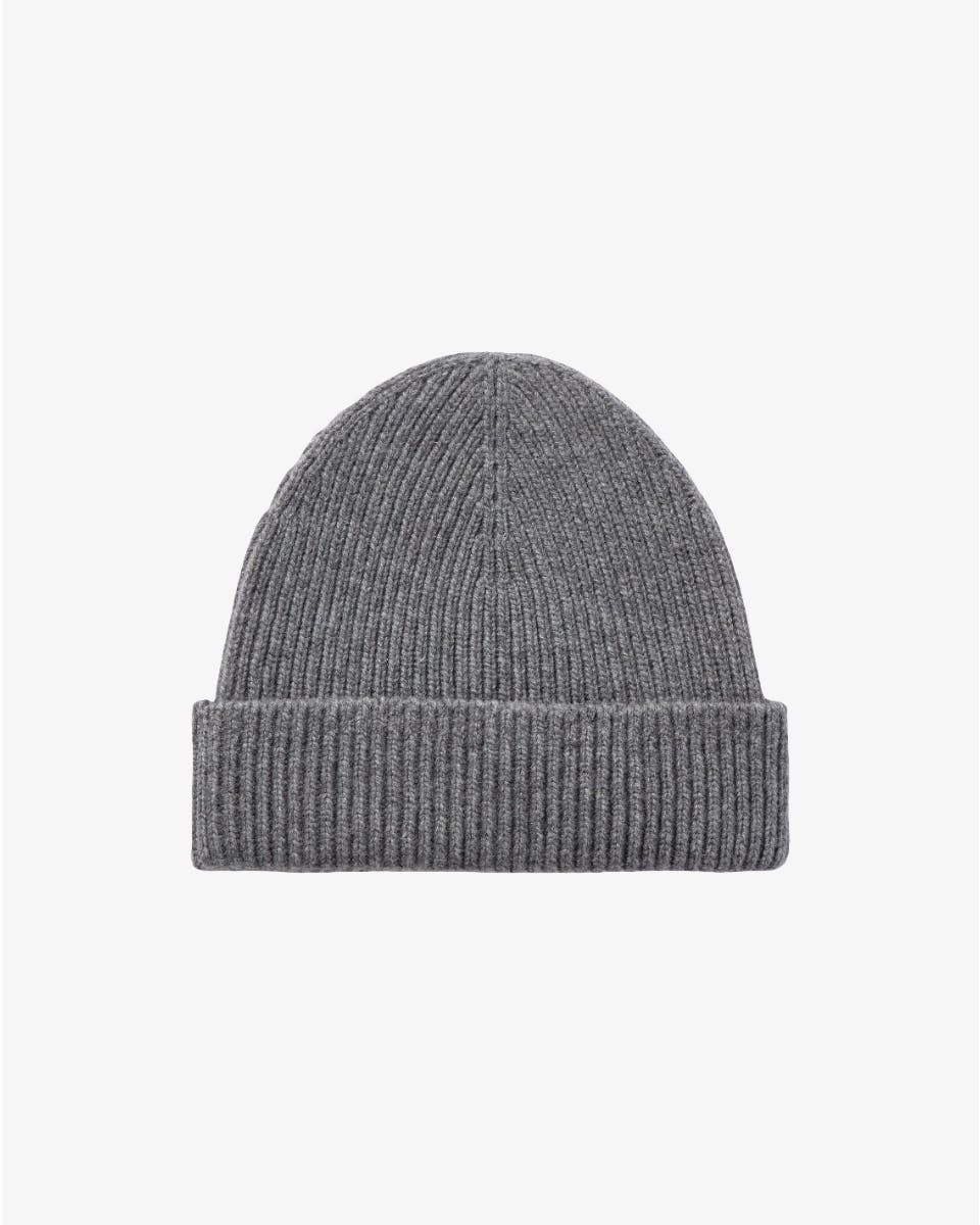 Ribbed Cashmere Beanie