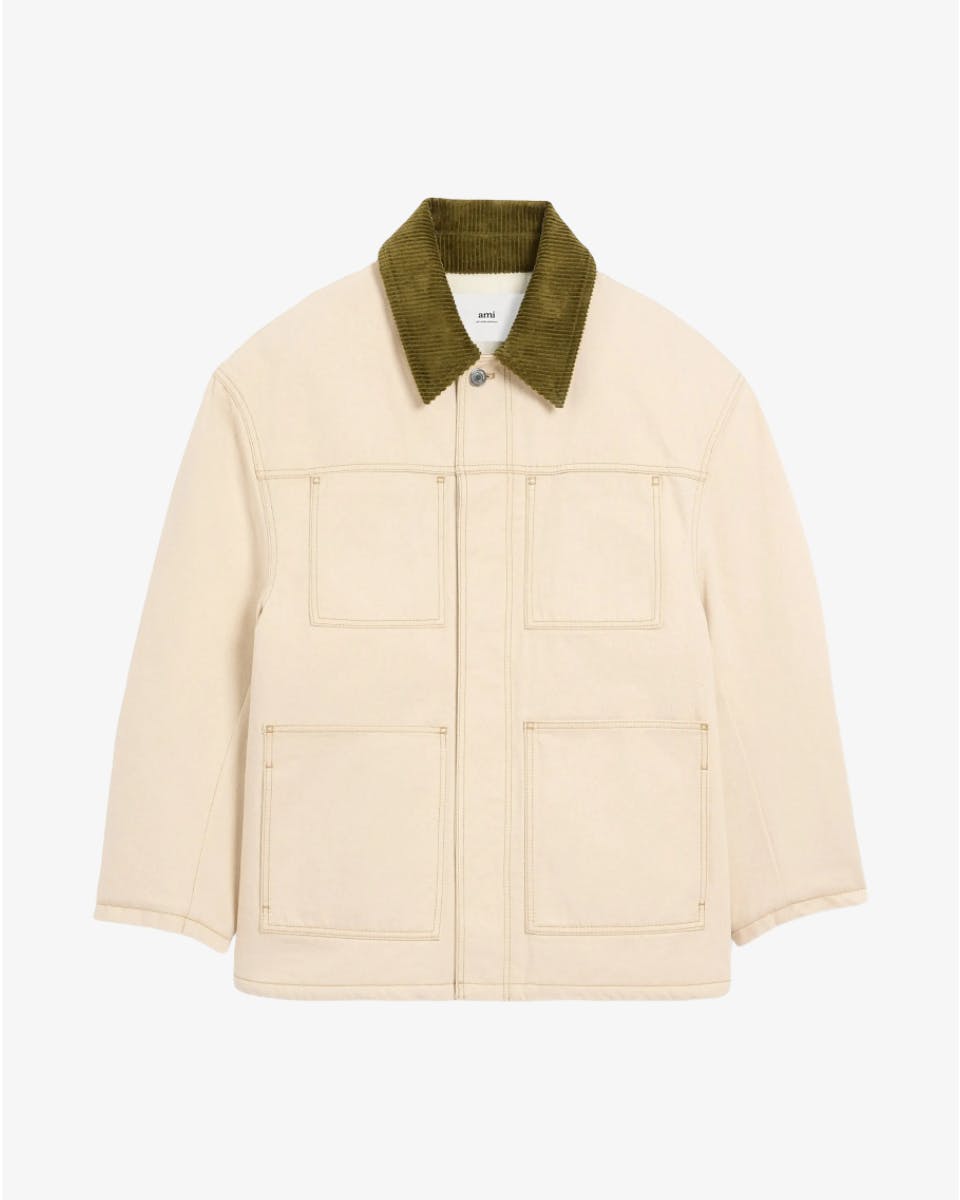 AMI Paris Padded Cotton Worker Jacket