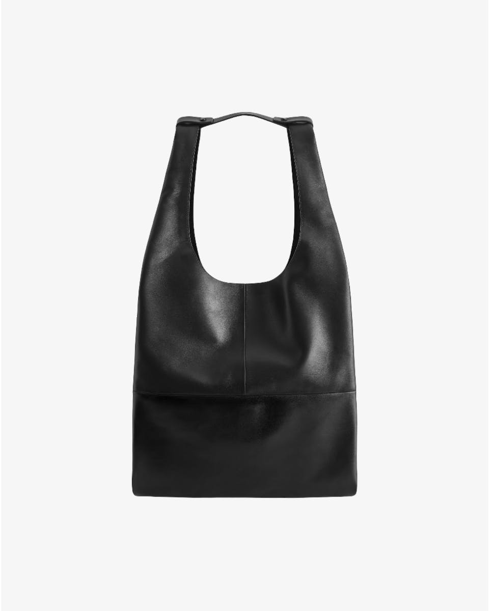 SLOUCHY TOTE BAG - LEATHER