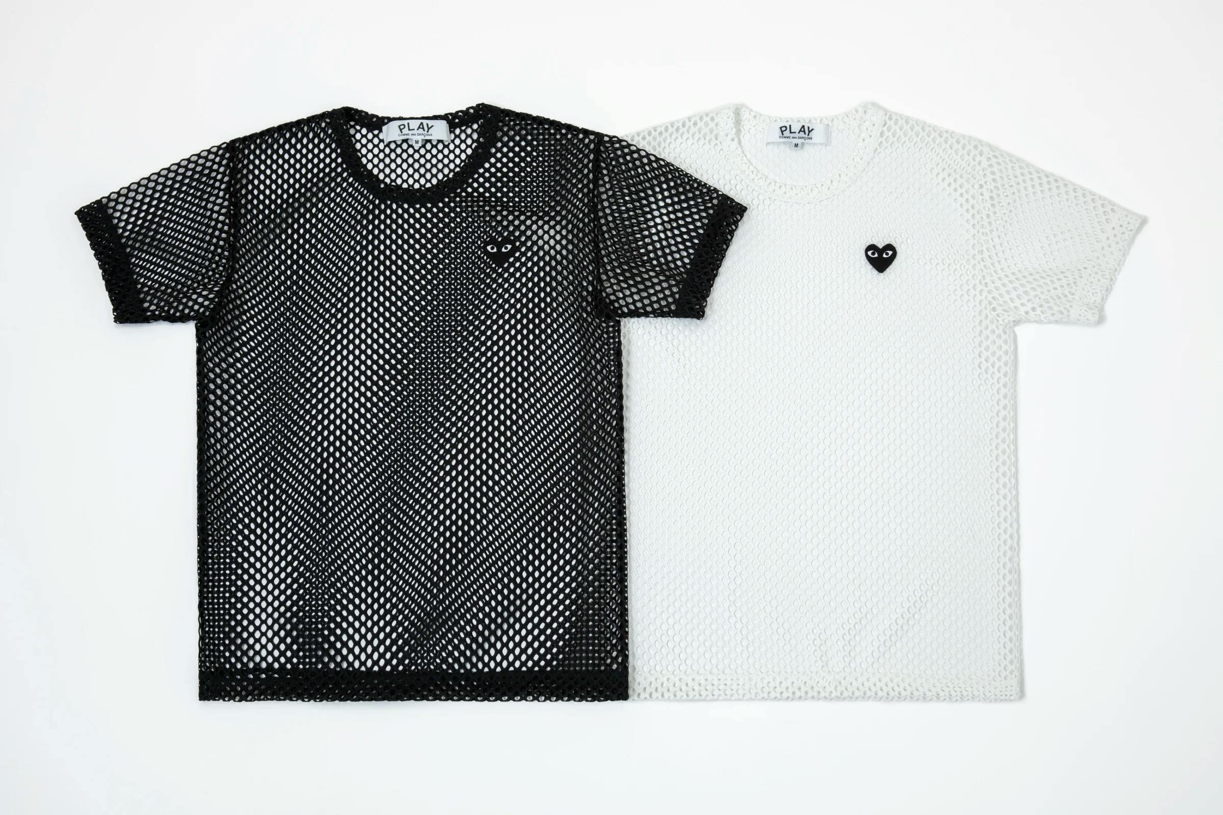 COMME des GARÇONS Play mesh t-shirt