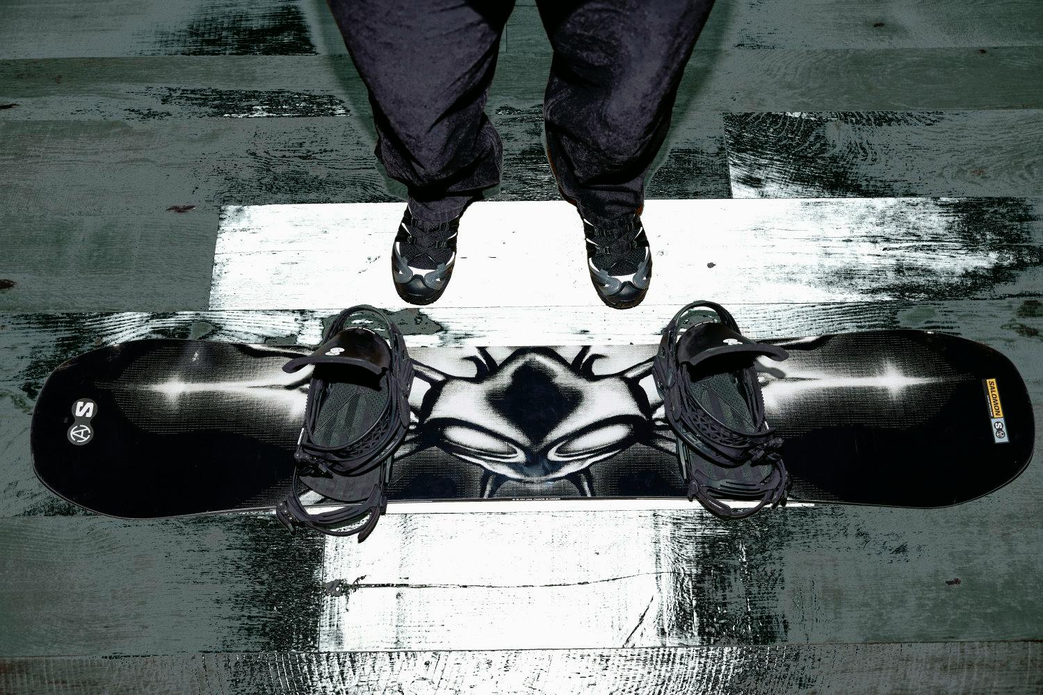 slam jam salamon snowboard