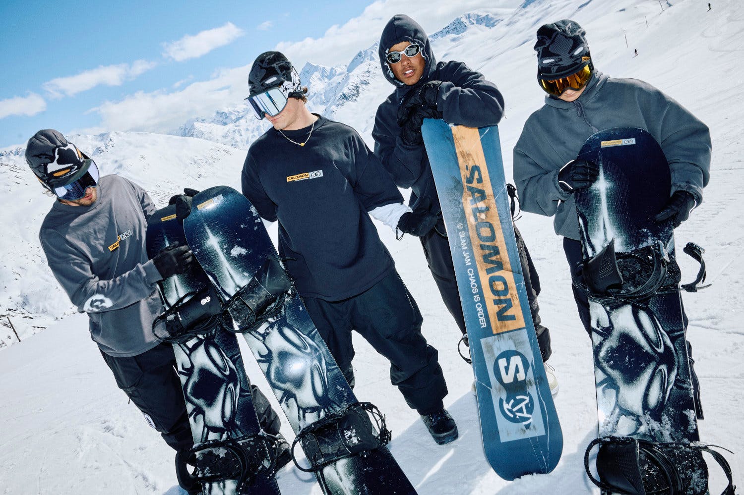 slam jam salamon snowboard