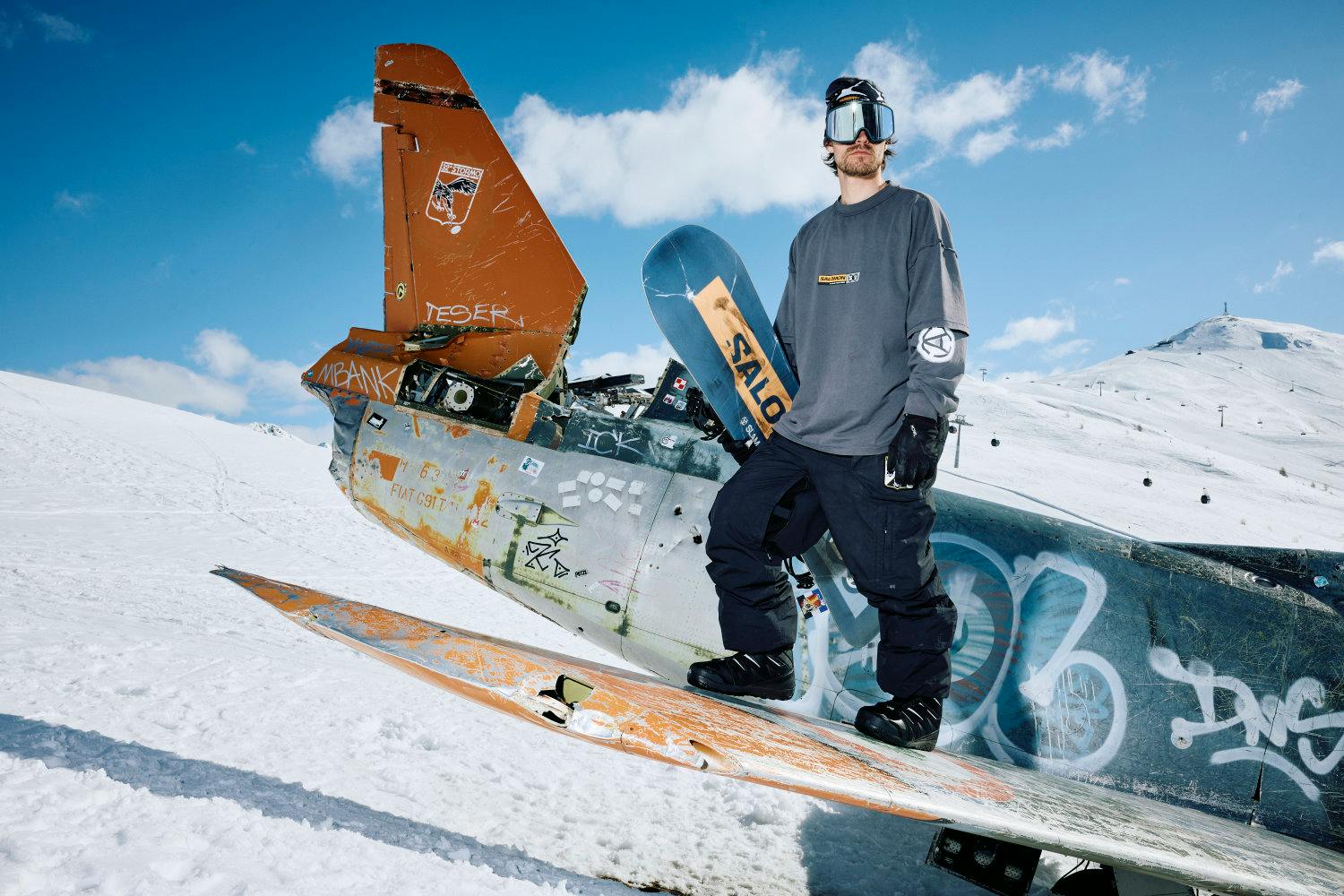 slam jam salamon snowboard