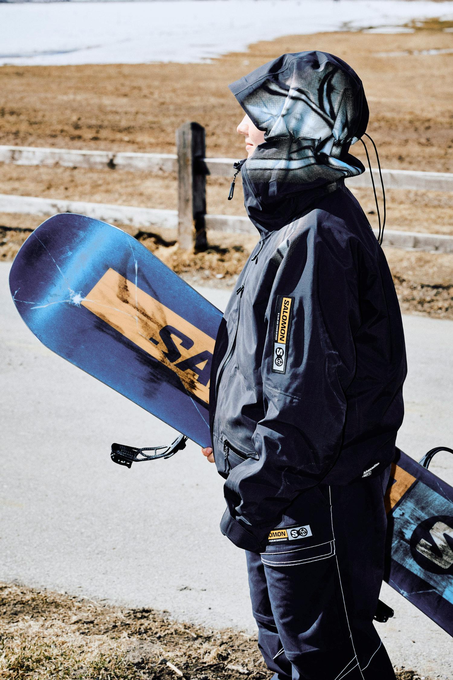 slam jam salamon snowboard