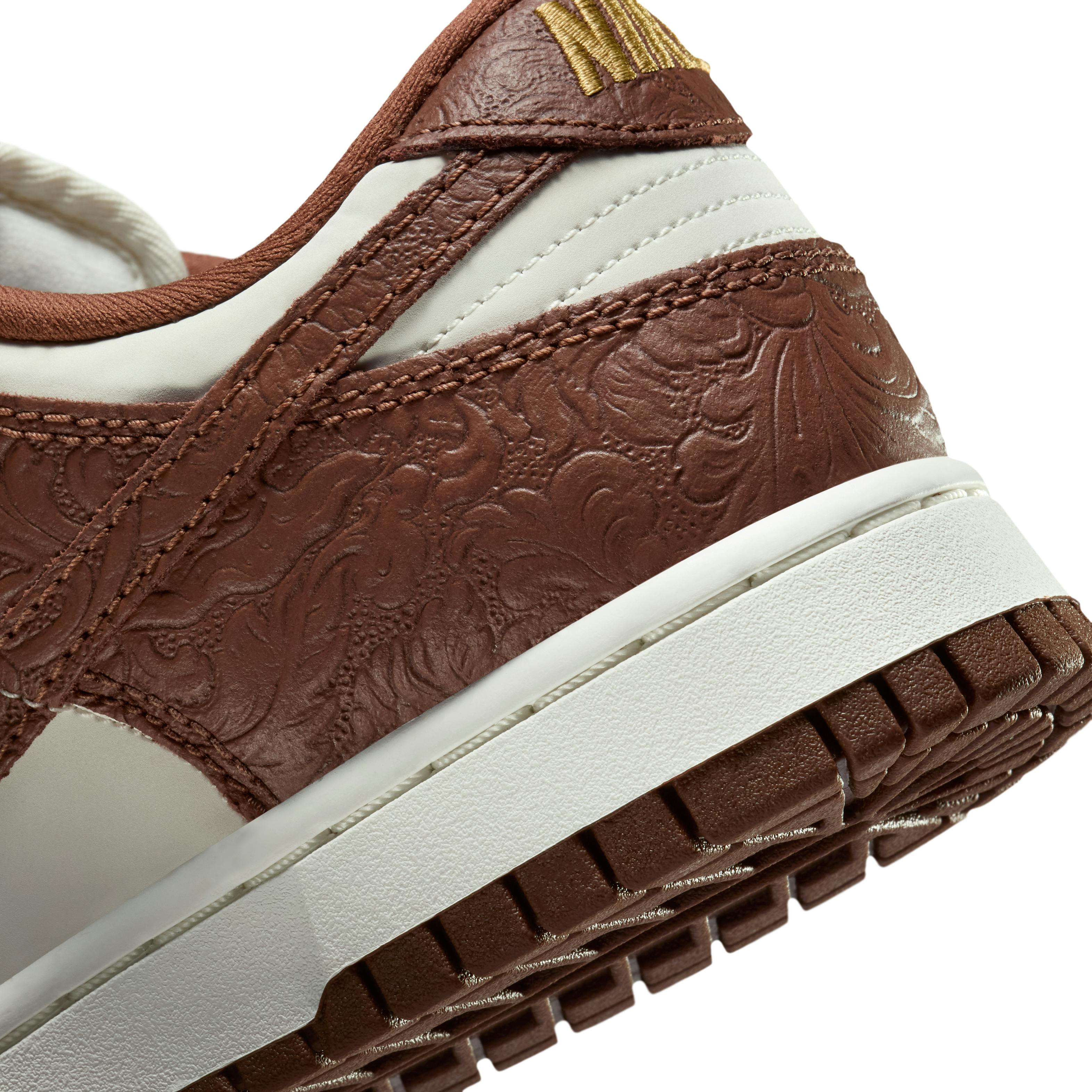 nike dunk low embossed baroque