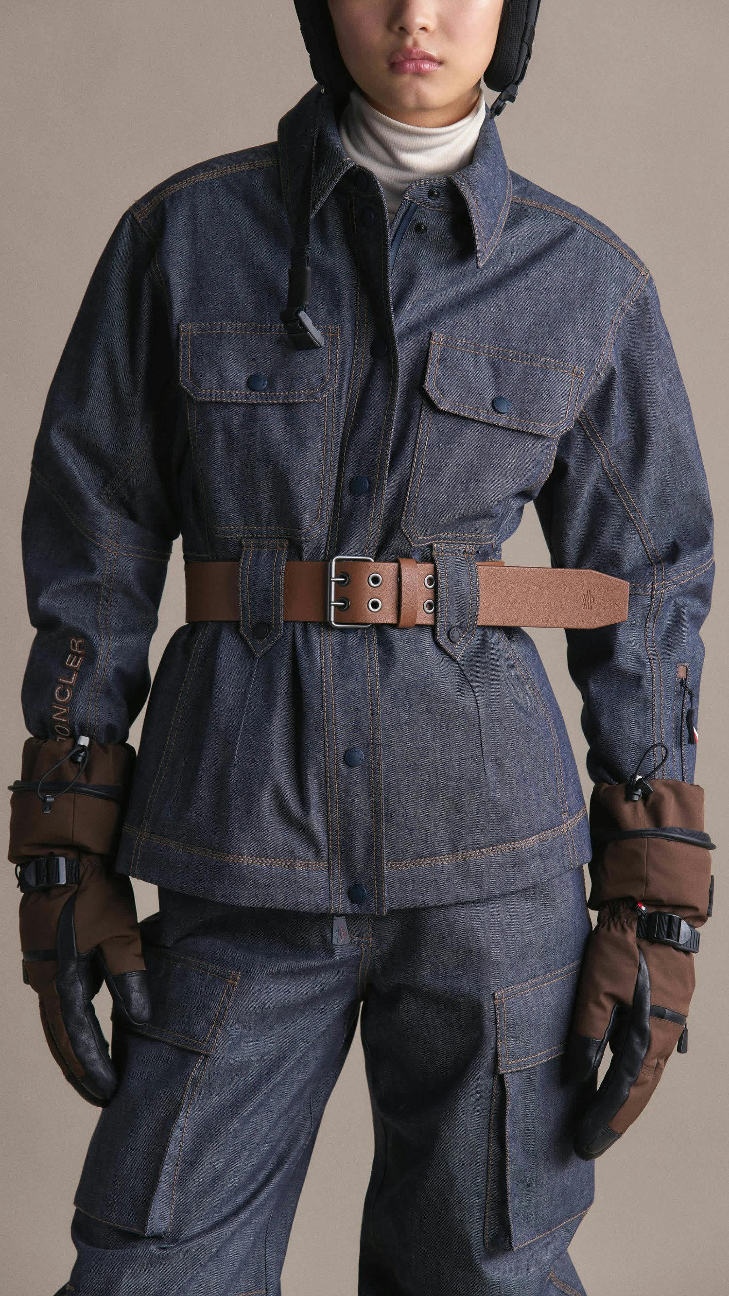 moncler grenoble fw25 denim ski