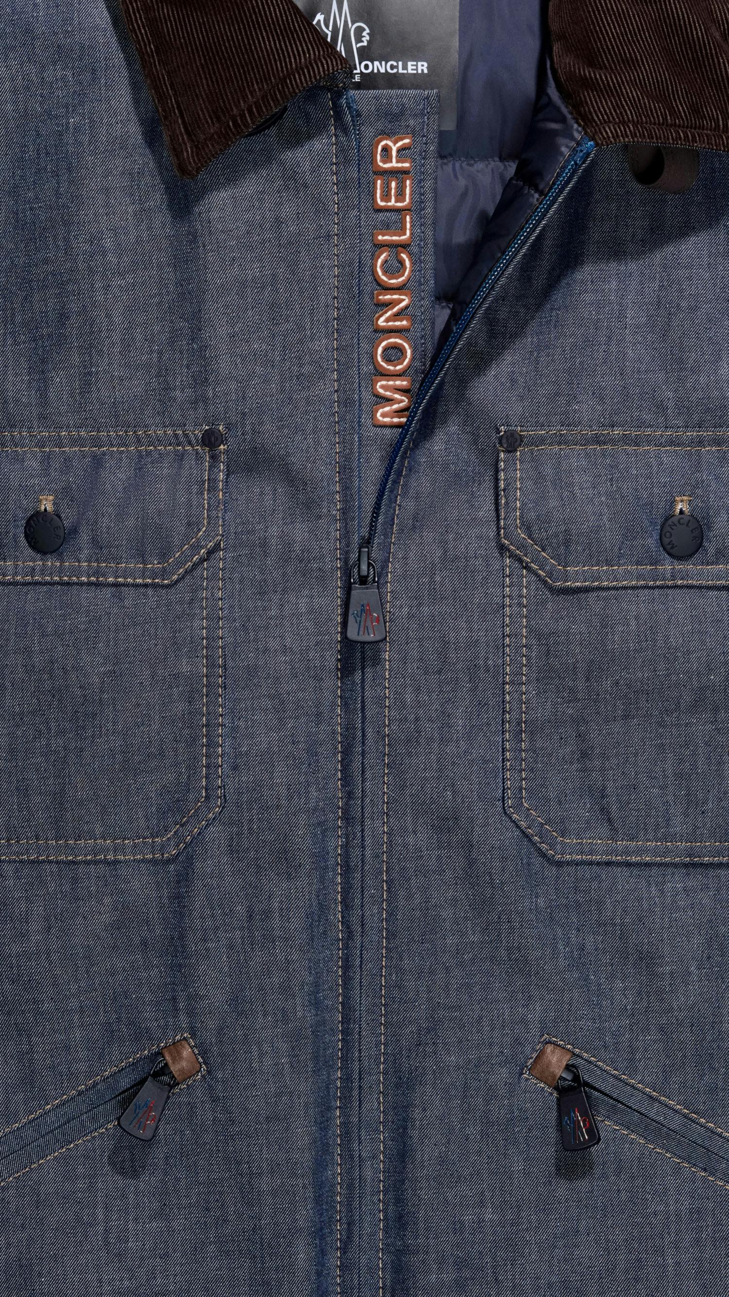 moncler grenoble fw25 denim ski