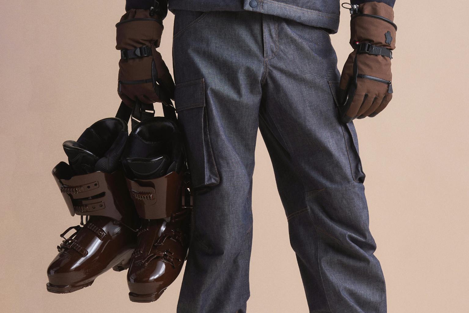 moncler grenoble fw25 denim ski