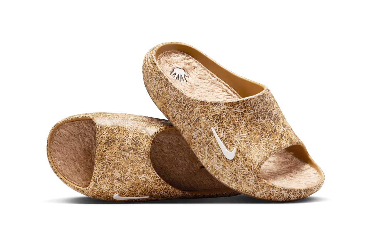 Touch Grass? Nike's Plush Rejuven8 Slides Are Literal Grass