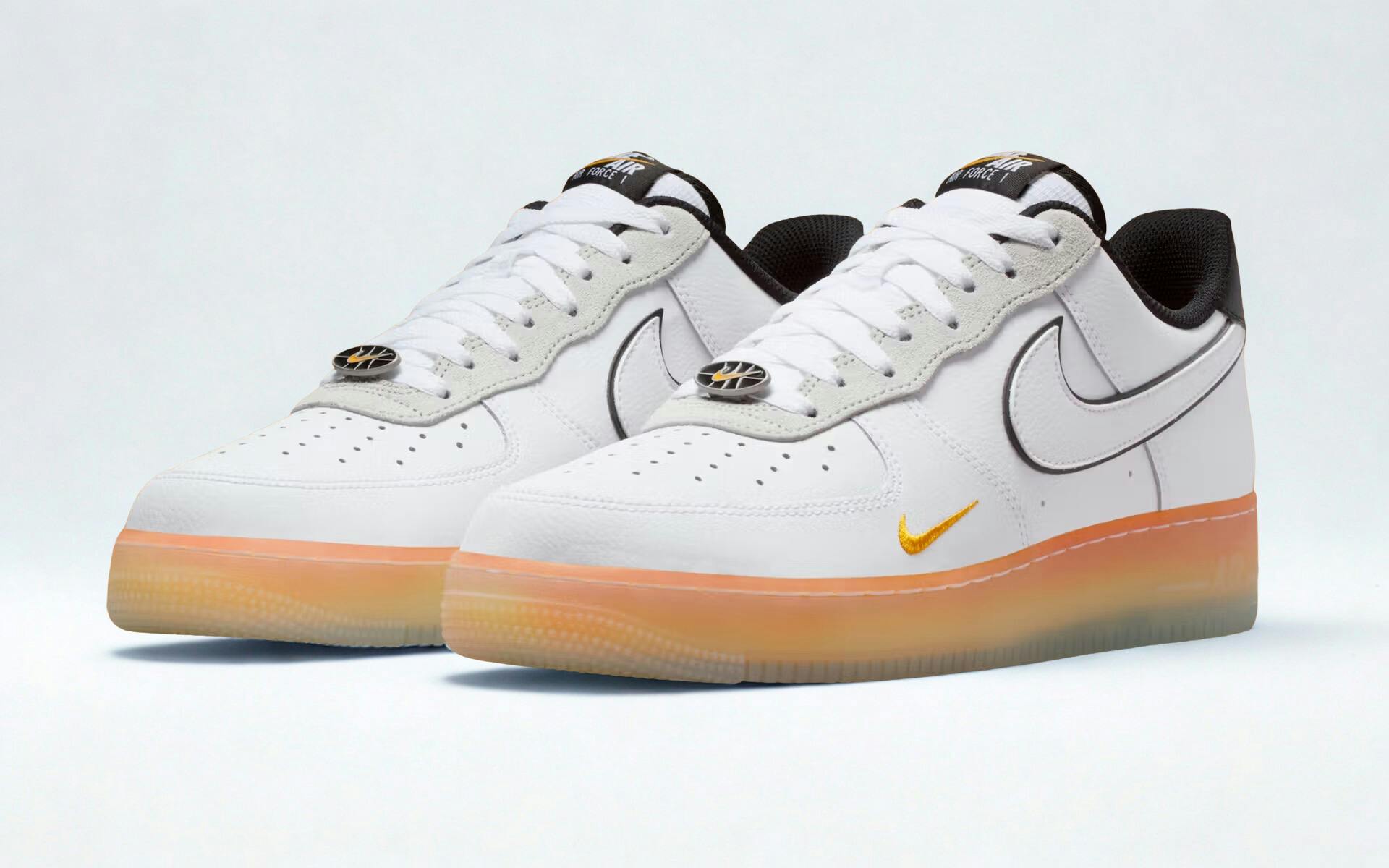 orange sole air force 1