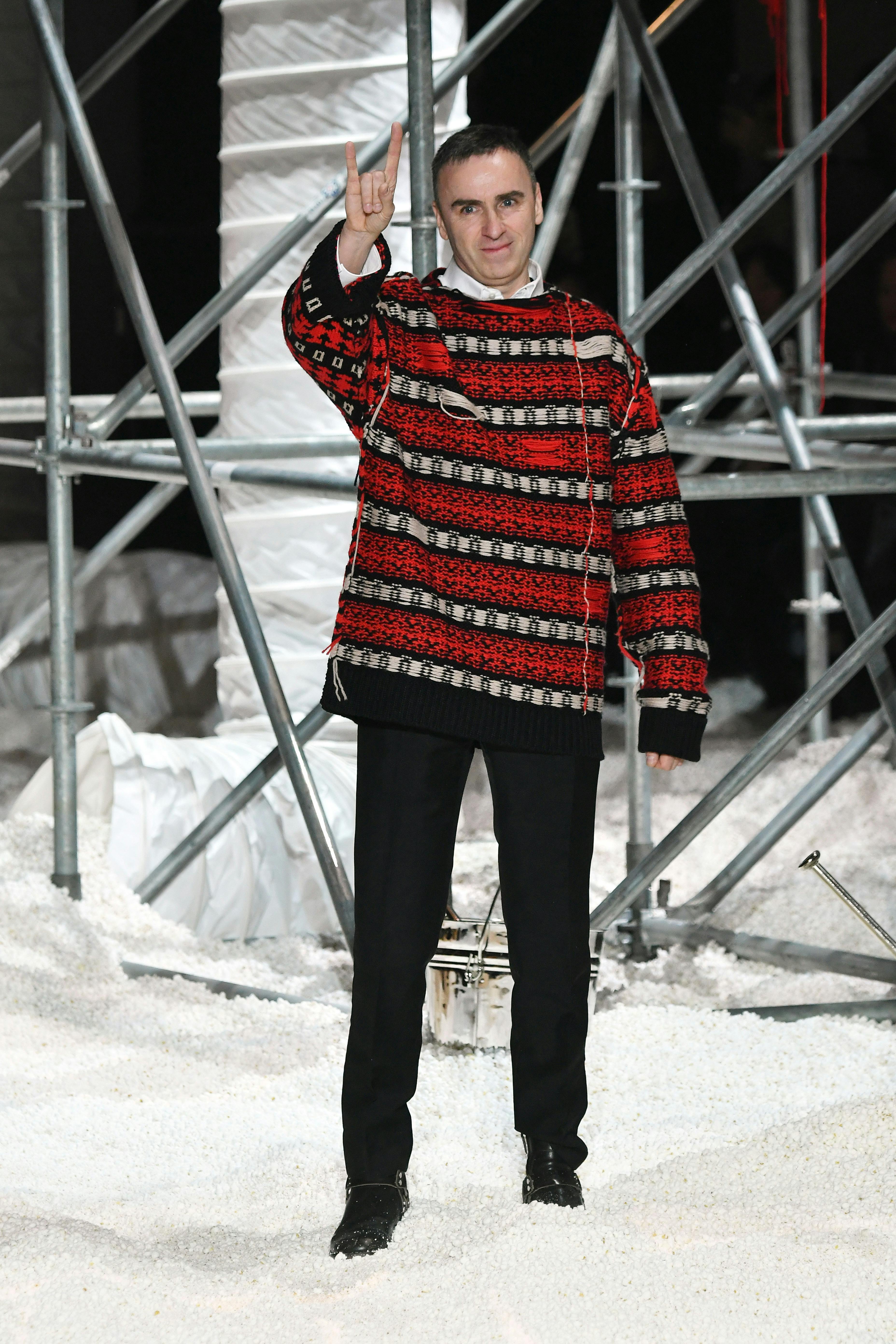 Raf Simons Is Suddenly Back, but Only for a Moment