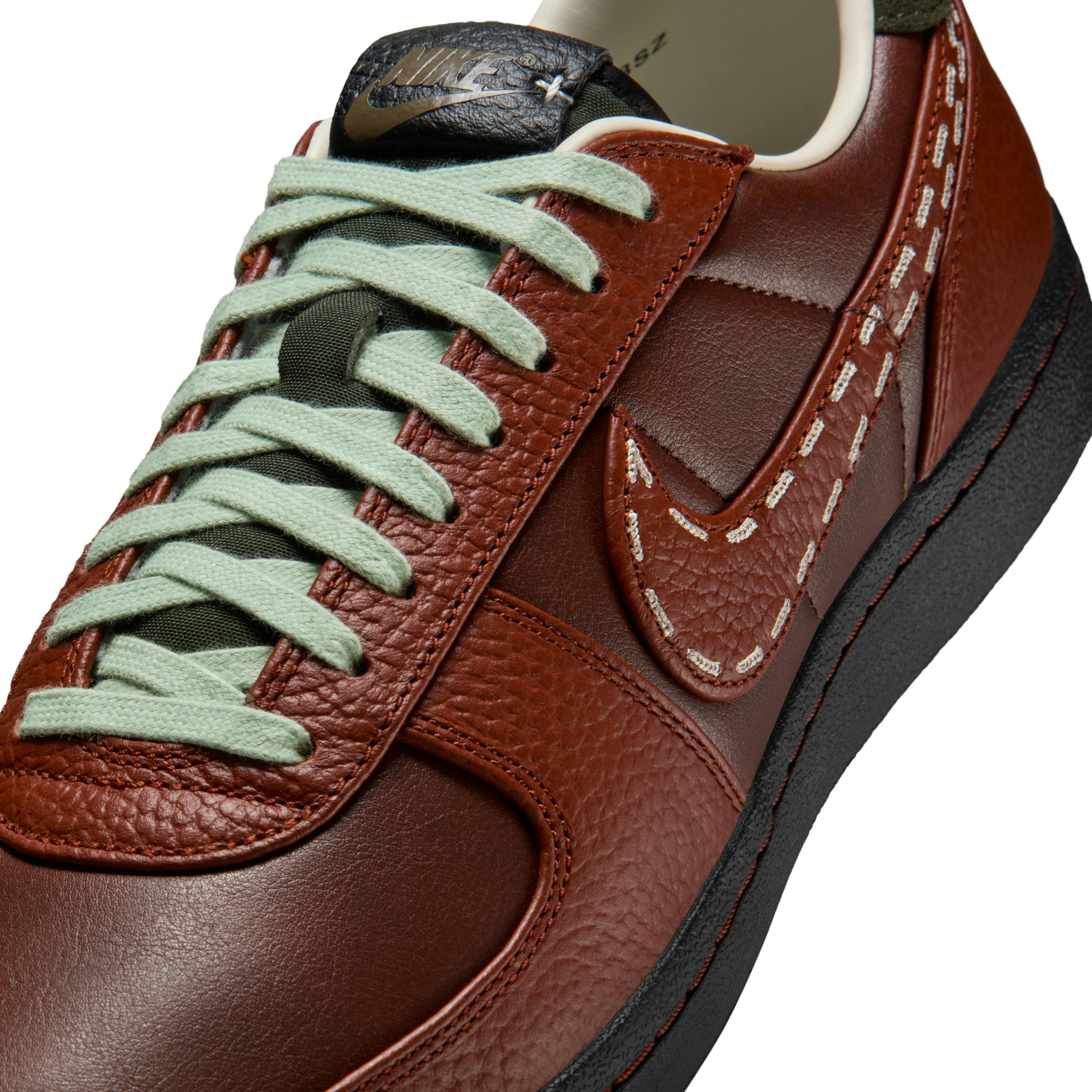 does nike use real leather