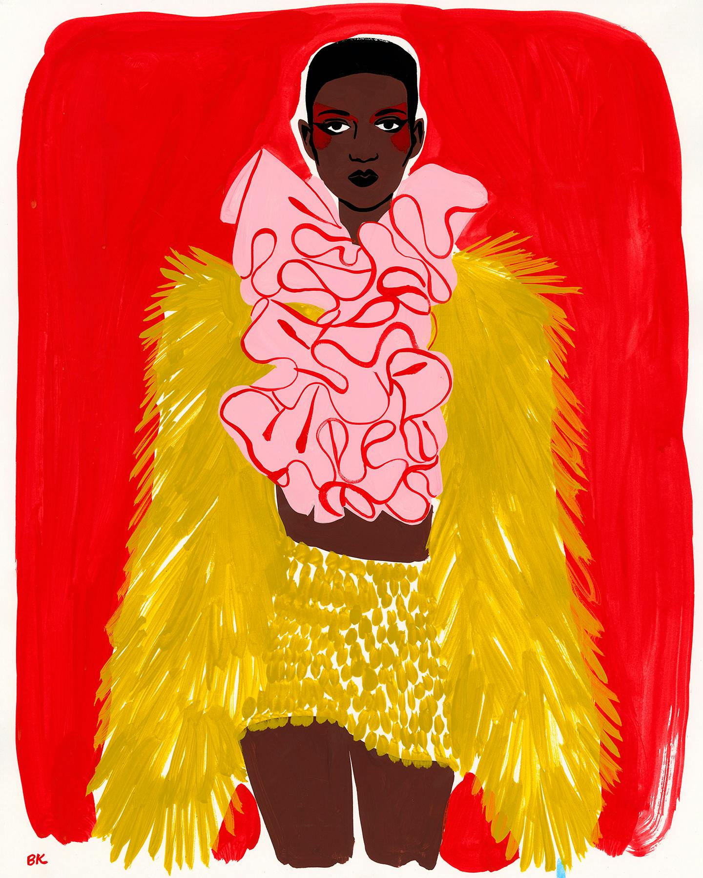 Bijou Karman fashion illustration
