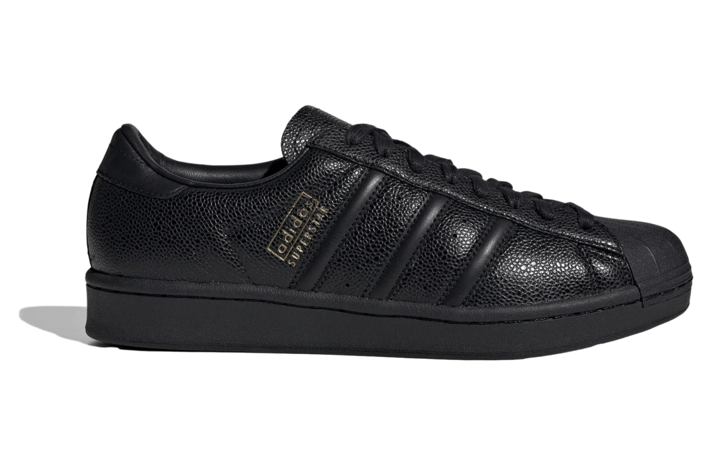 retro adidas all black trainers