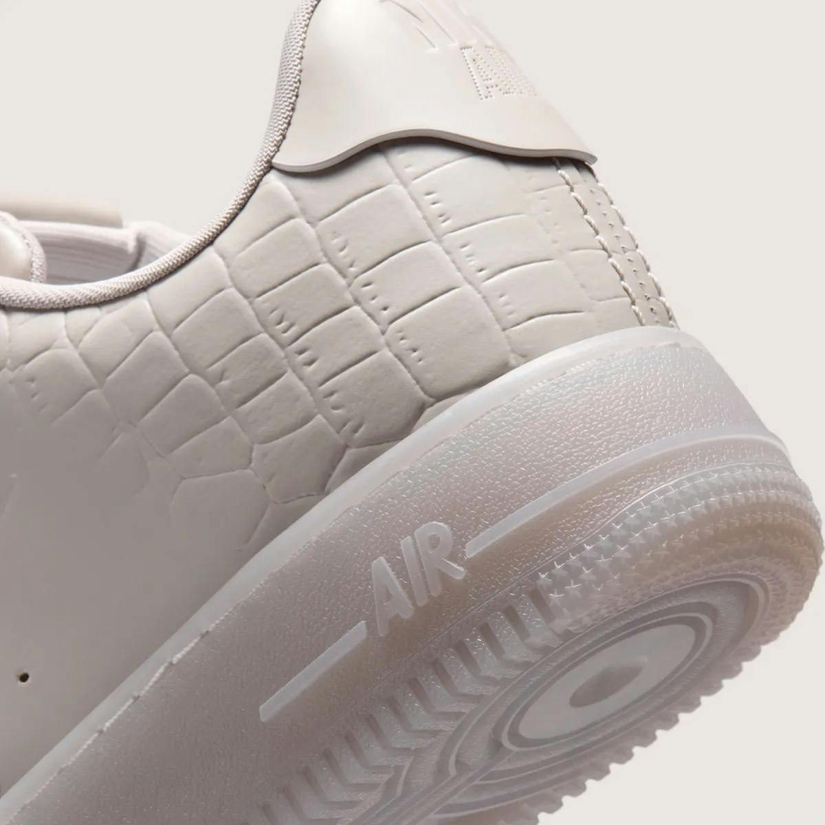 nike air force 1 crocodile skin white