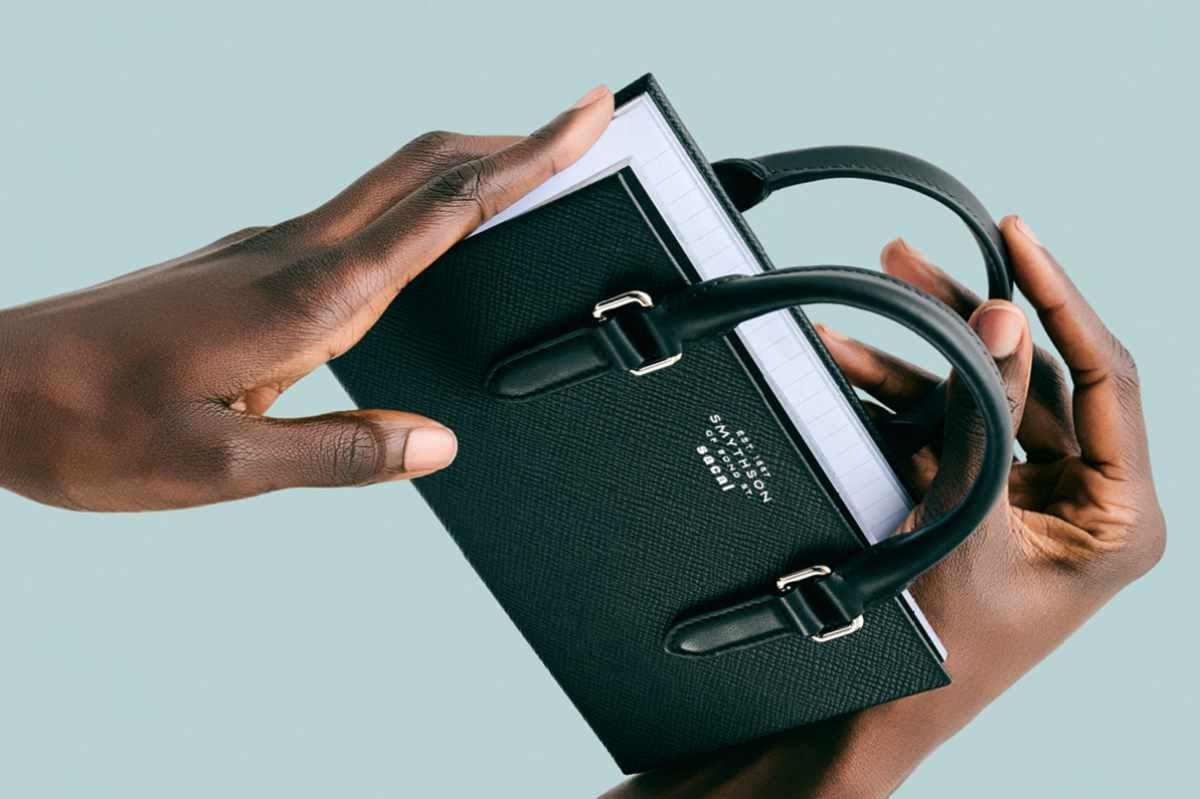 sacai & Smythson's Sleek Leather Clutch Is a Fancy Notebook