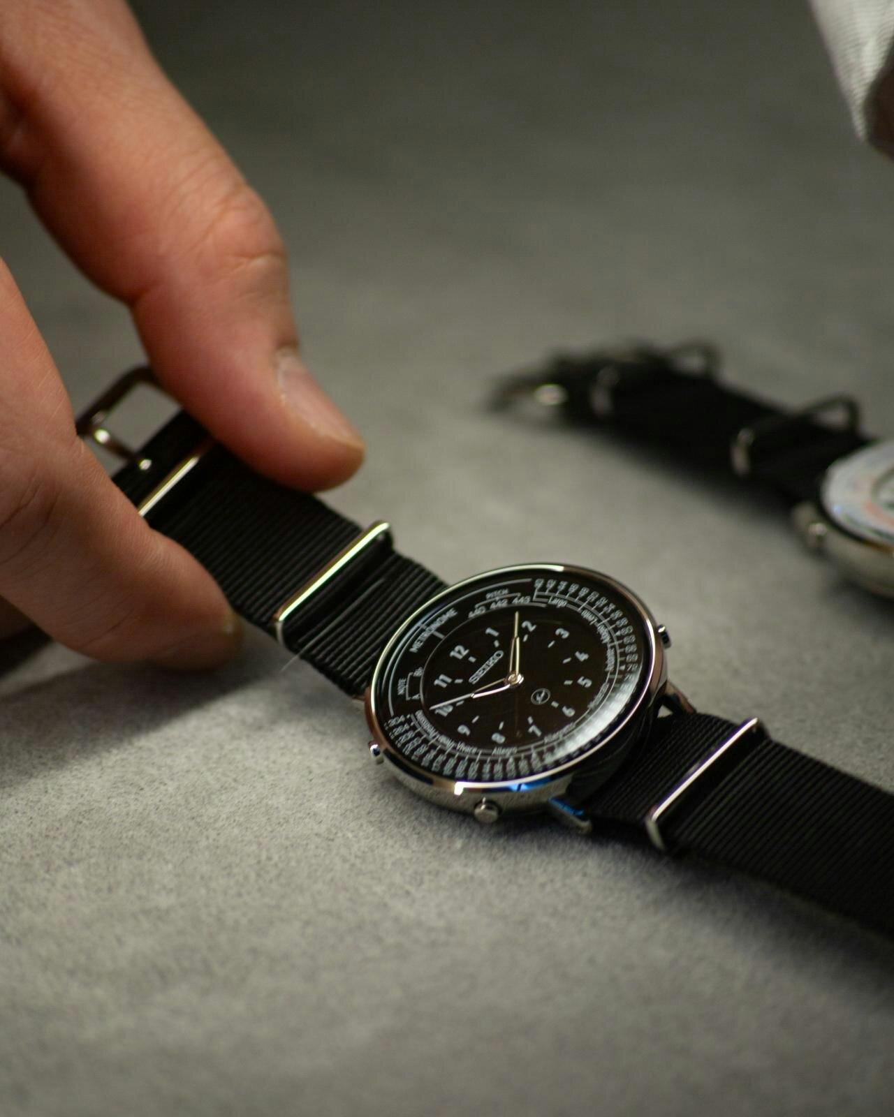 A Fragment x Seiko Watch That Can Tune a Guitar