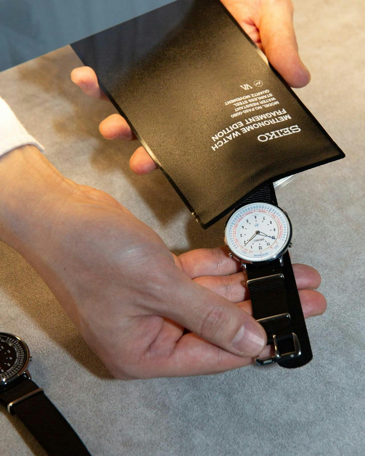 A Fragment x Seiko Watch That Can Tune a Guitar