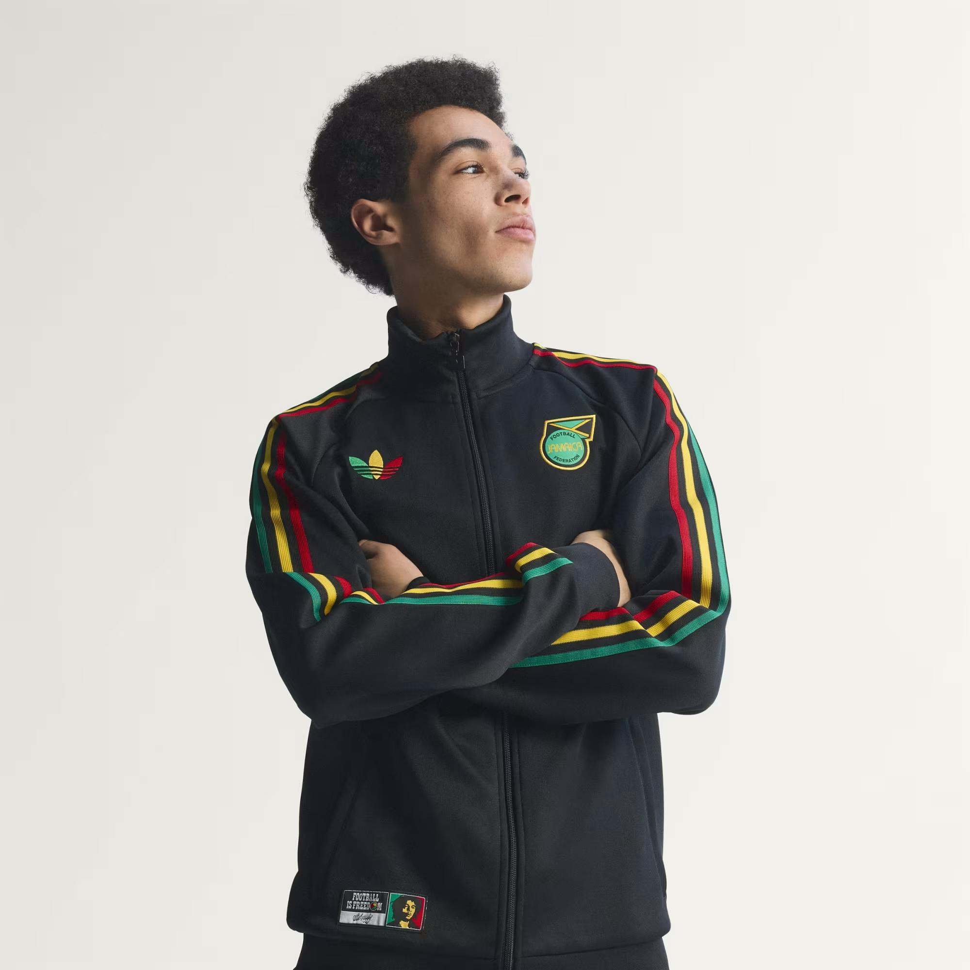 adidas トラックジャケットボブ・マーリー adidas x Bob Marley Transforms Track Jacket Into Homage