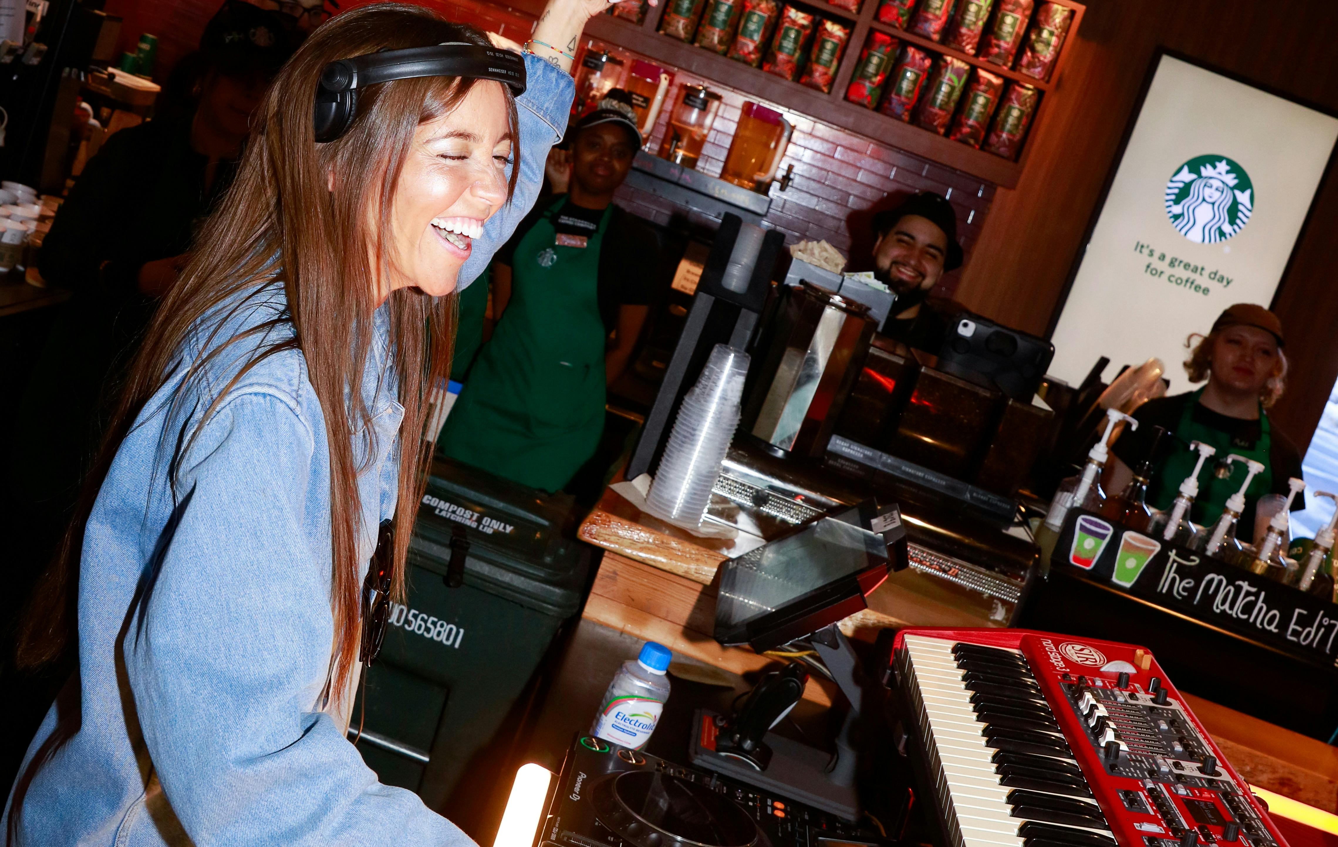 Starbucks Wakes Up Fashion Week with LP Giobbi