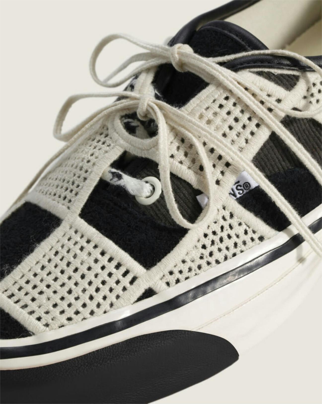Vans' Knit Authentic Is an Insane Checkerboard Skate Shoe