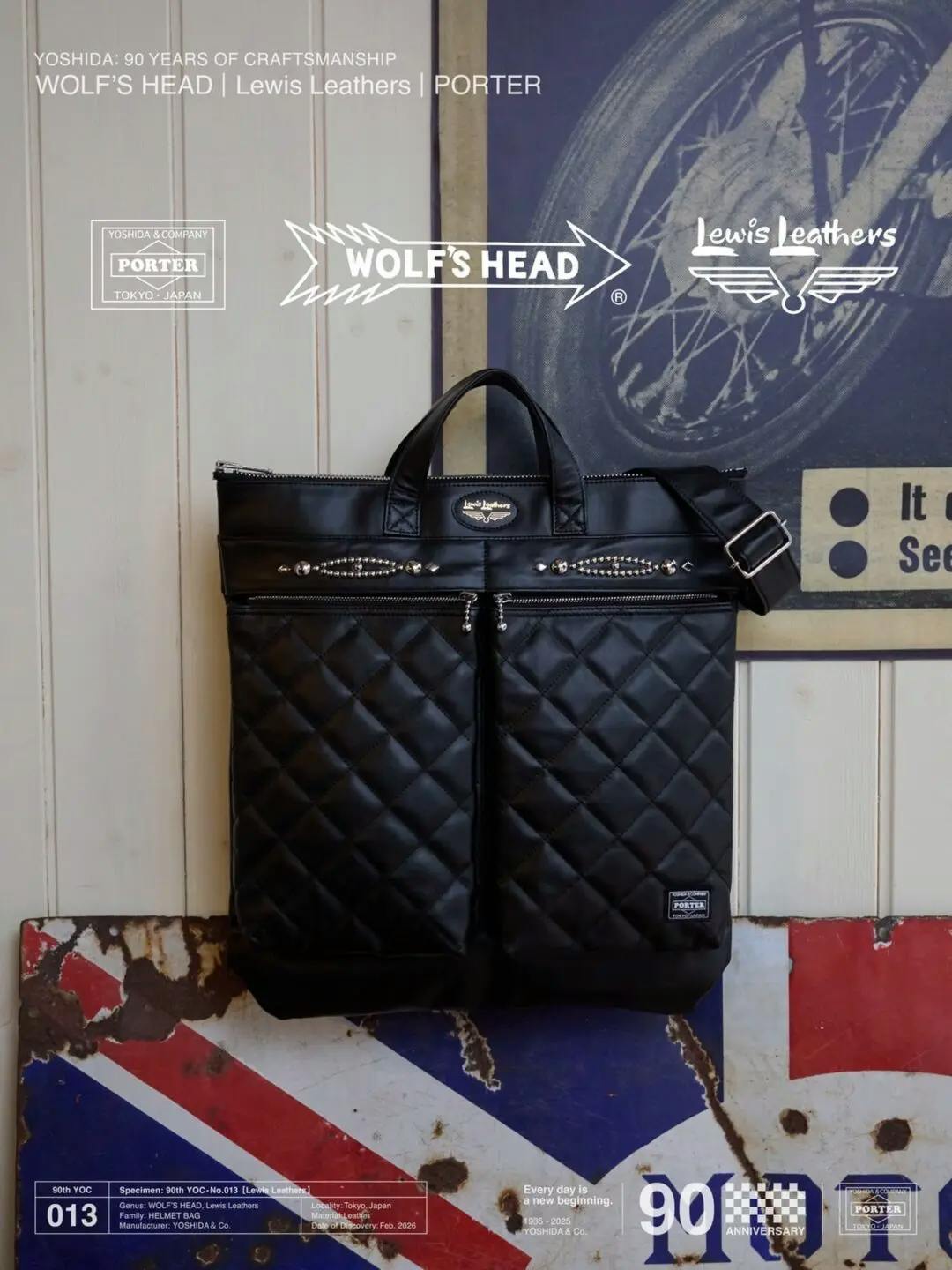 GOODENOUGH×HEAD PORTER nylon riders English Bikers Reimagine Japan's Finest Nylon Bags