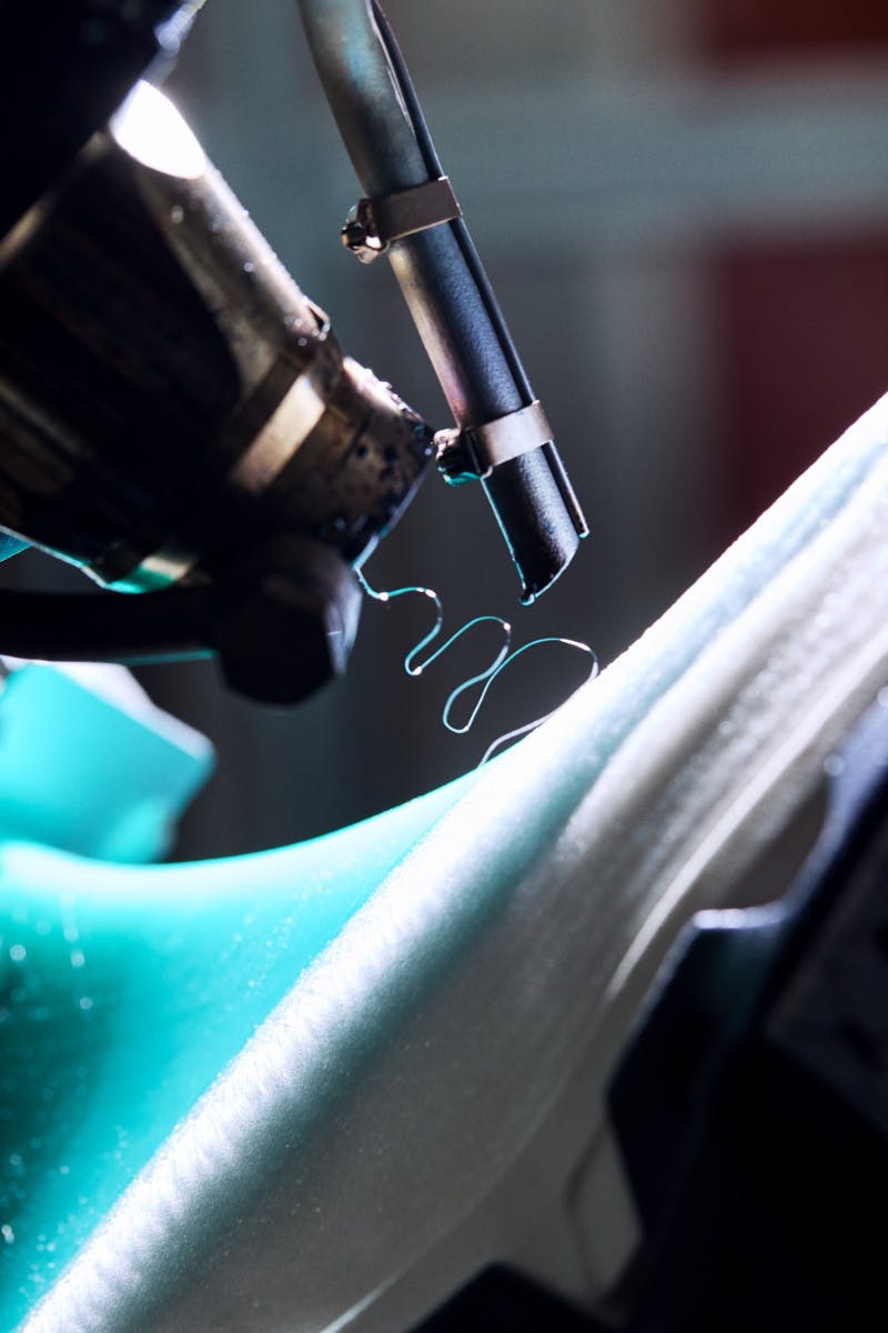 LightSpray shoe production