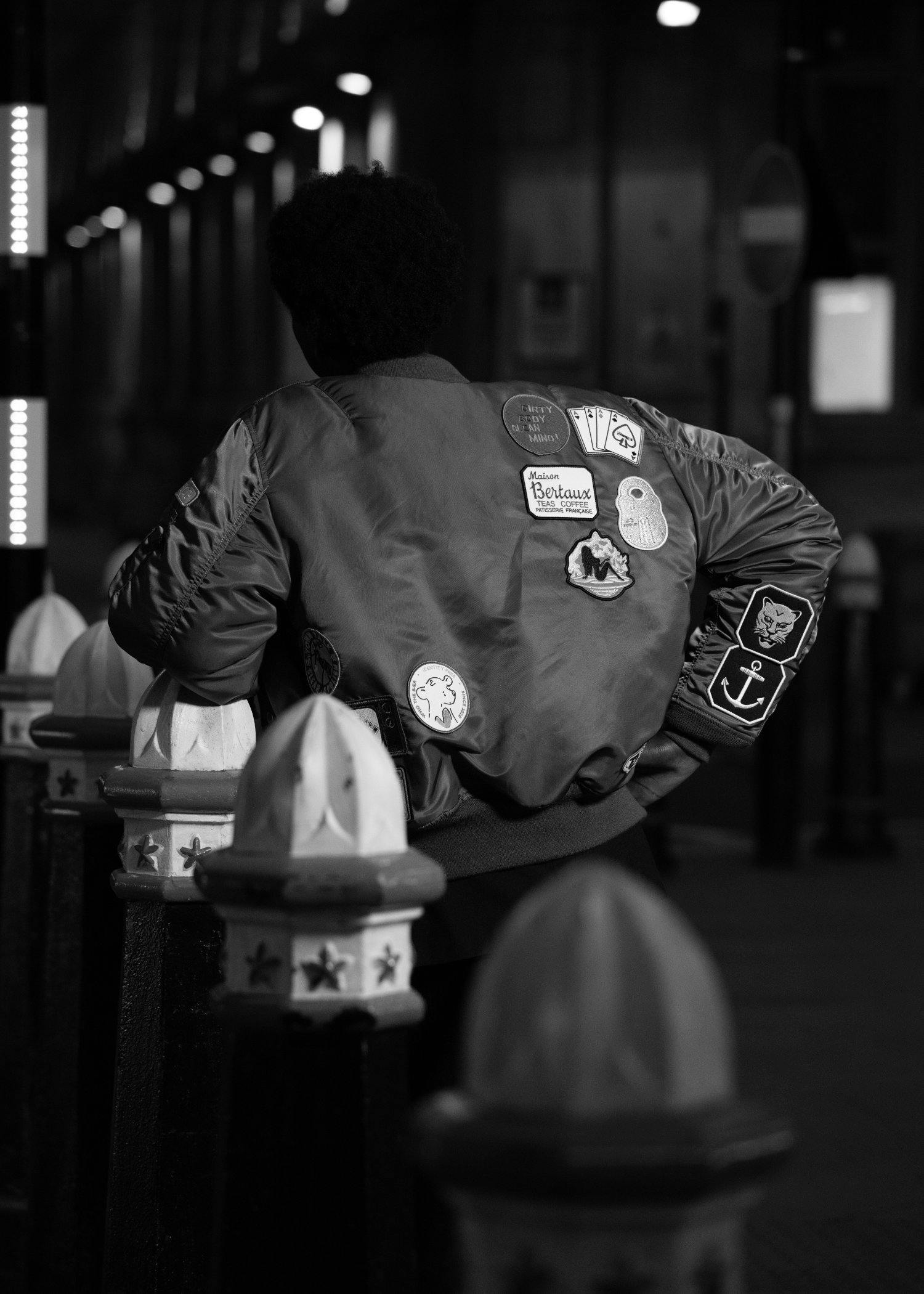 BUNNEY x ALPHA INDUSTRIES MA-1 XLバニーアルファ Randy_arm_editBWcrop1-scaled.jpg