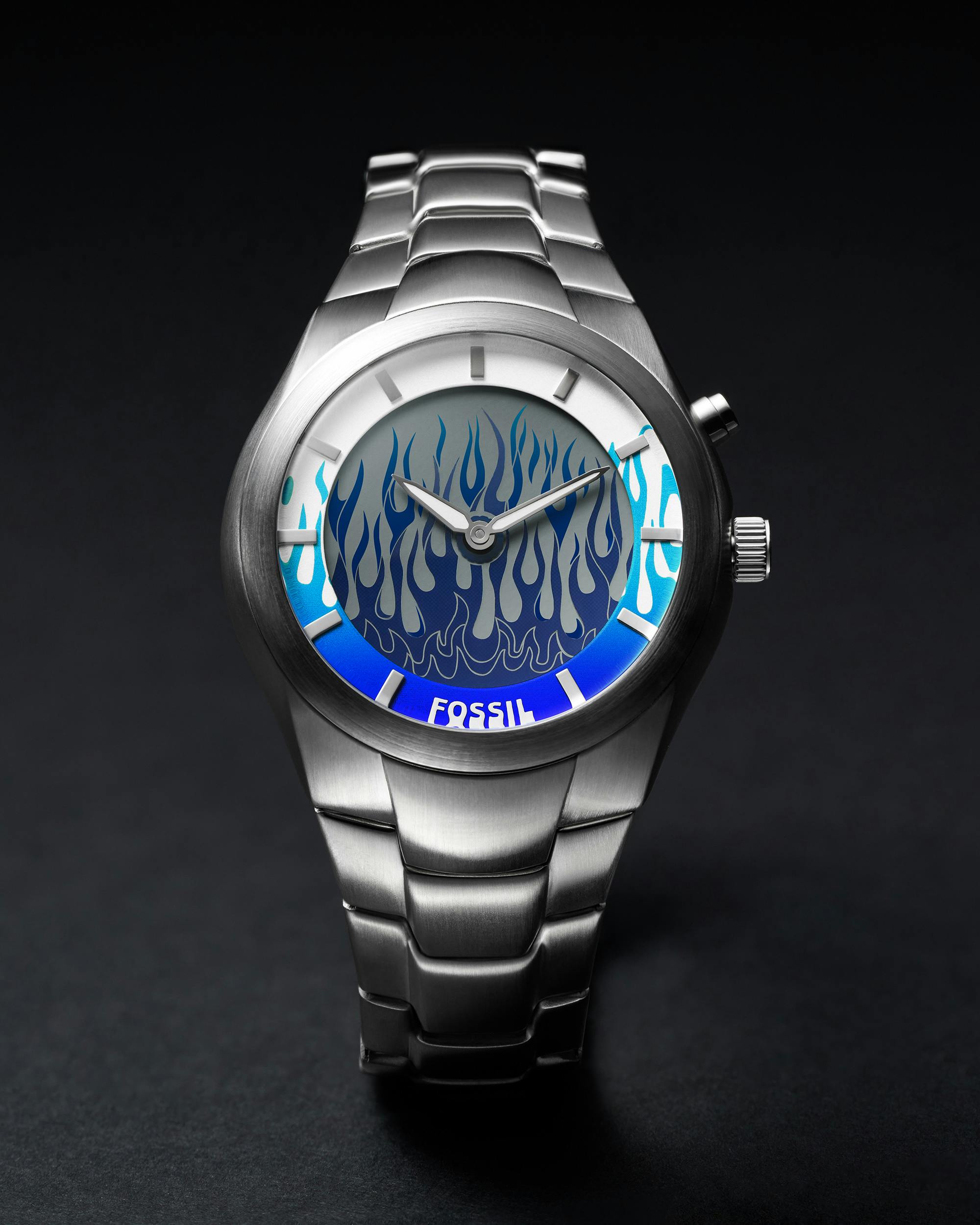 Big Tic Fossil Y2K FOSSIL - y2k TIC 希少 BIG BG-2143 迷彩 美品 
