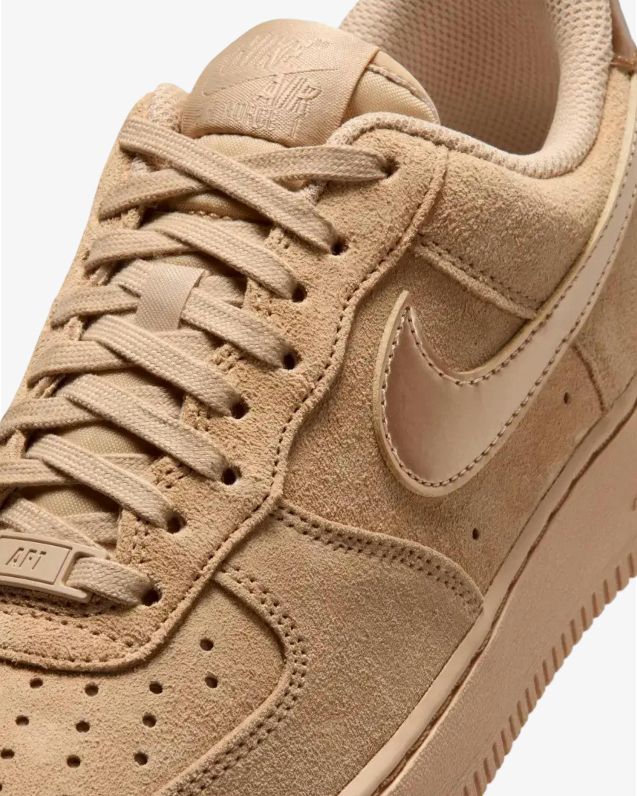 The Nike Air Force 1 Linen Suede Is As Smooth As Caramel