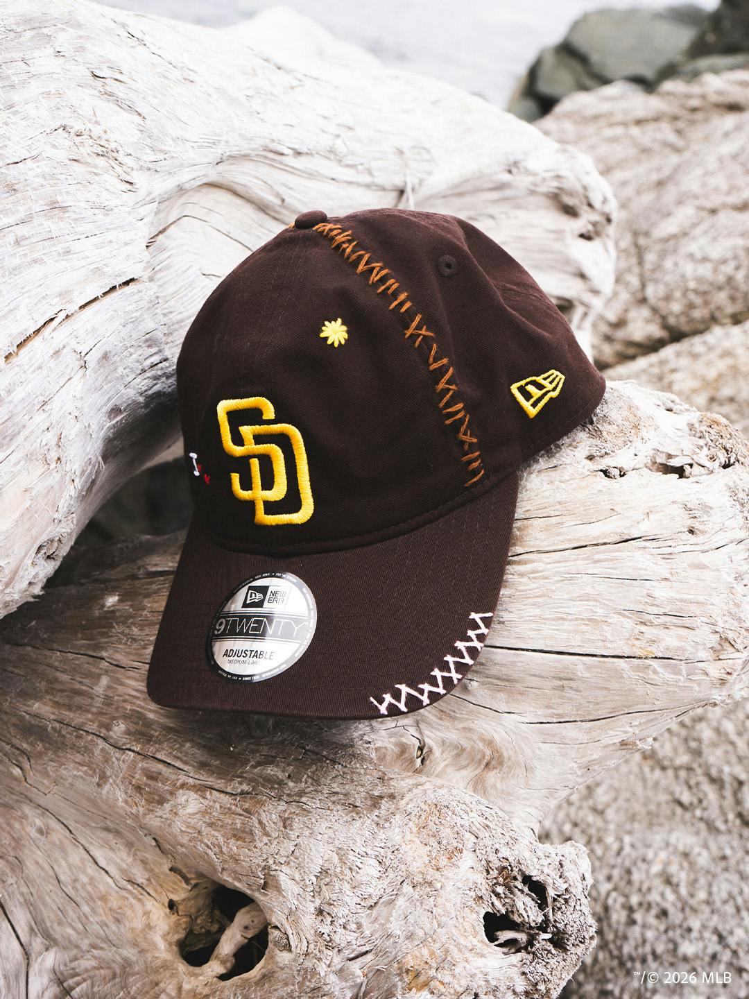 帽子 NEW ERA Sashiko Gals 9Twenty Padres Japanese Grandmas Hand-Stitched These $700 Hats