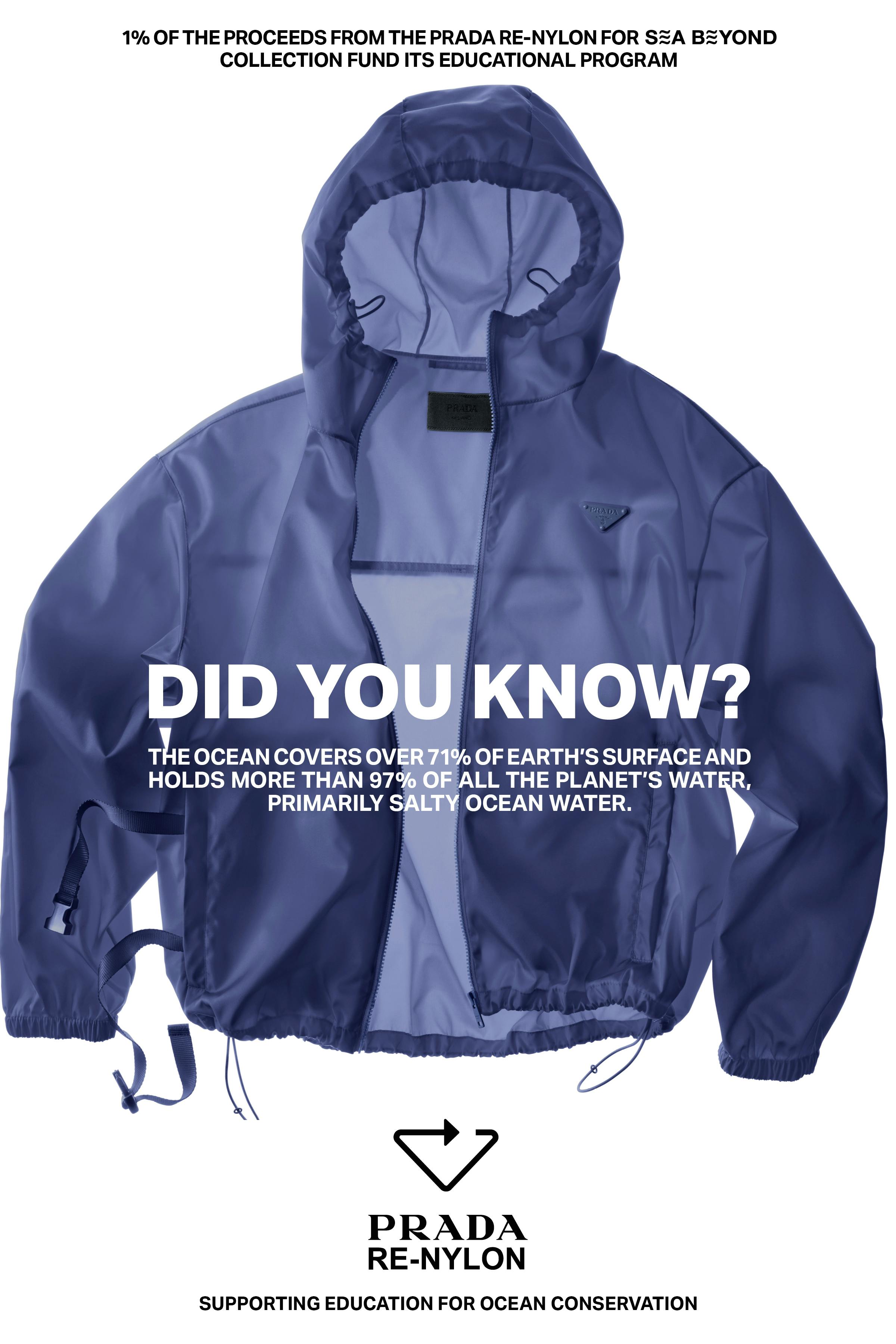 まち PRADA 21SS RE-NYLON プルオーバージャケット 【公式通販】
