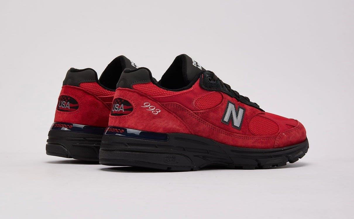 New Balance 993 チームレッド New Balance 993 Have Us Seeing Red. Literally