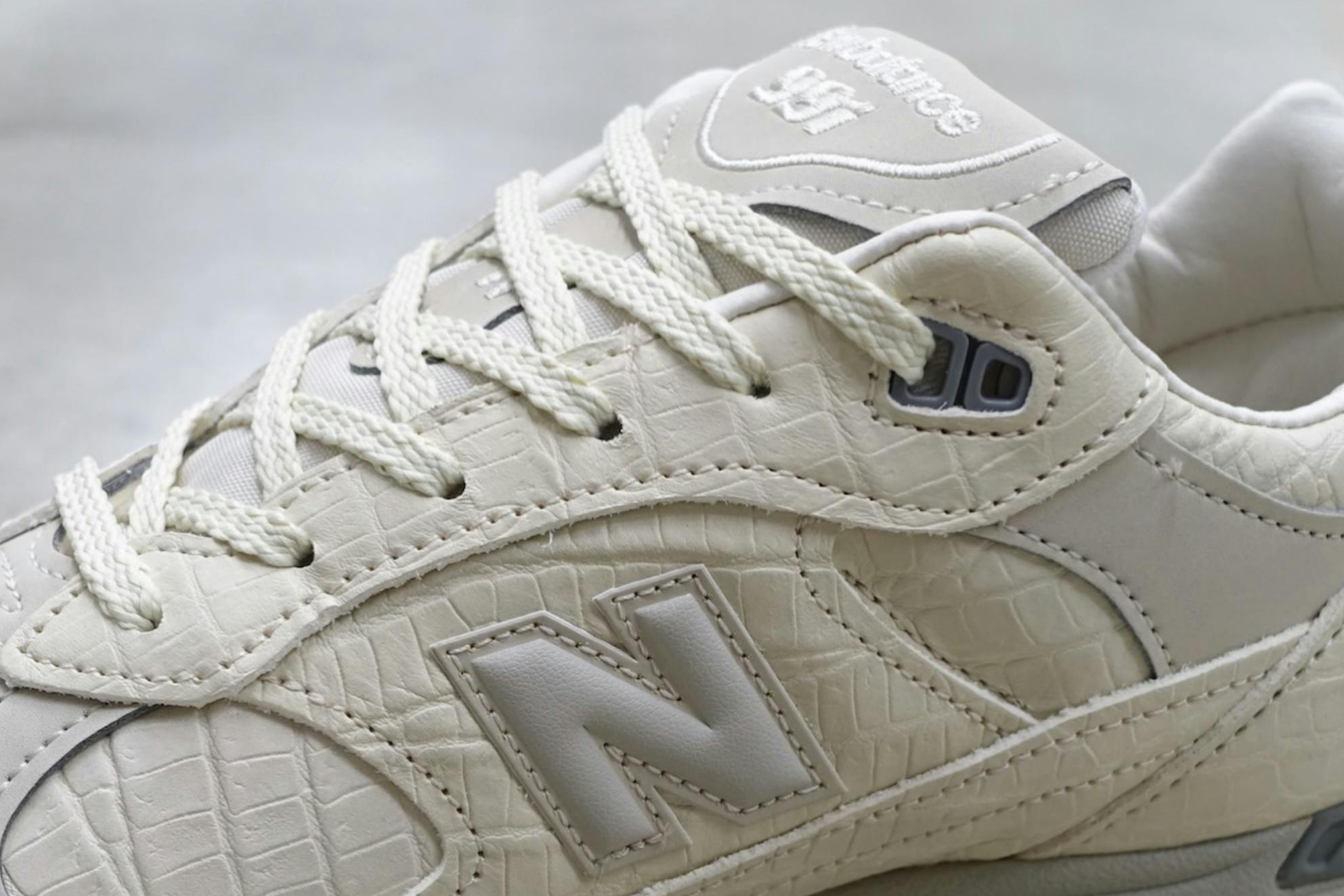 シロ New Balance 991v1 'White Croc' Release Date M991CR1 W991CR1