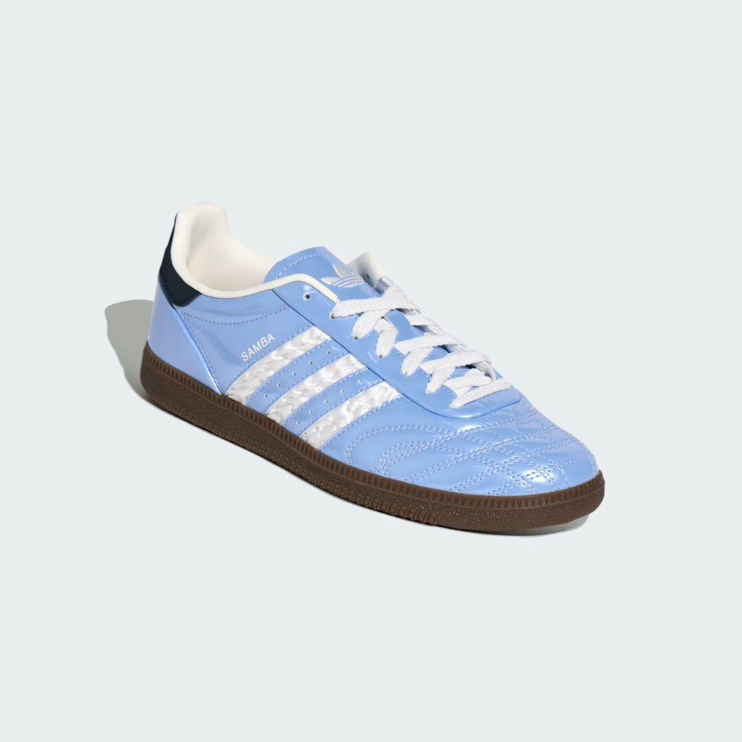 adidas gazelle silver green womens Blue Adidas Samba Golf Shoes- M's 11, W's 12.5 main image 1