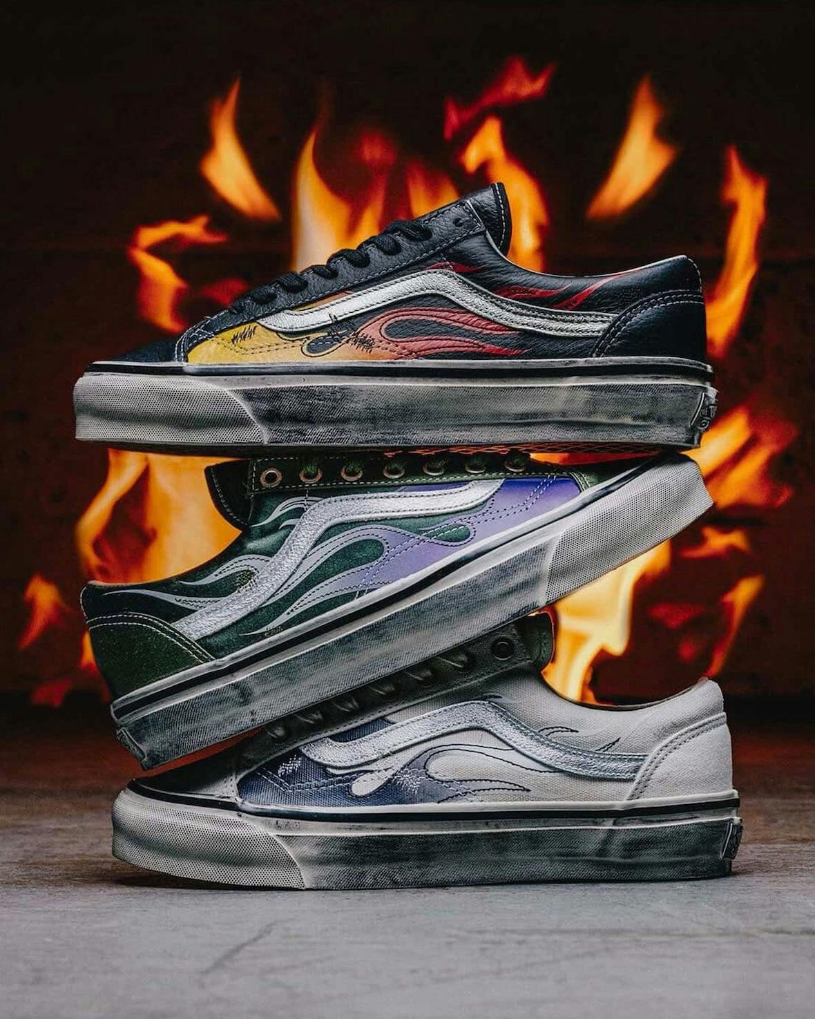 Vans' Super Hot Old Skool Sneaker Is Literally (On) Fire