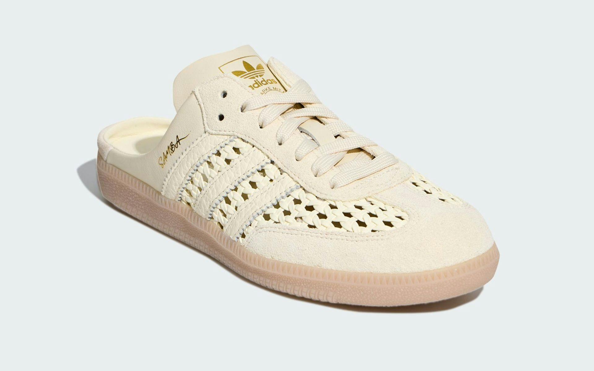 The adidas Samba Is Fancier as a Woven Sneaker-Mule