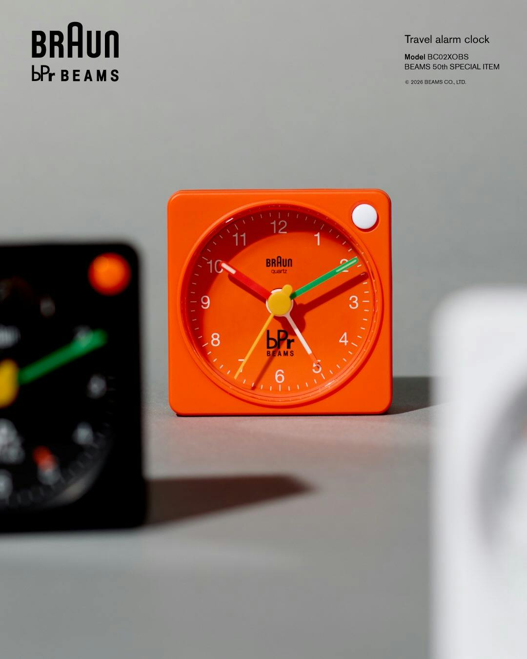An Orange BEAMS x Braun Clock Is So Wrong, Yet So Right