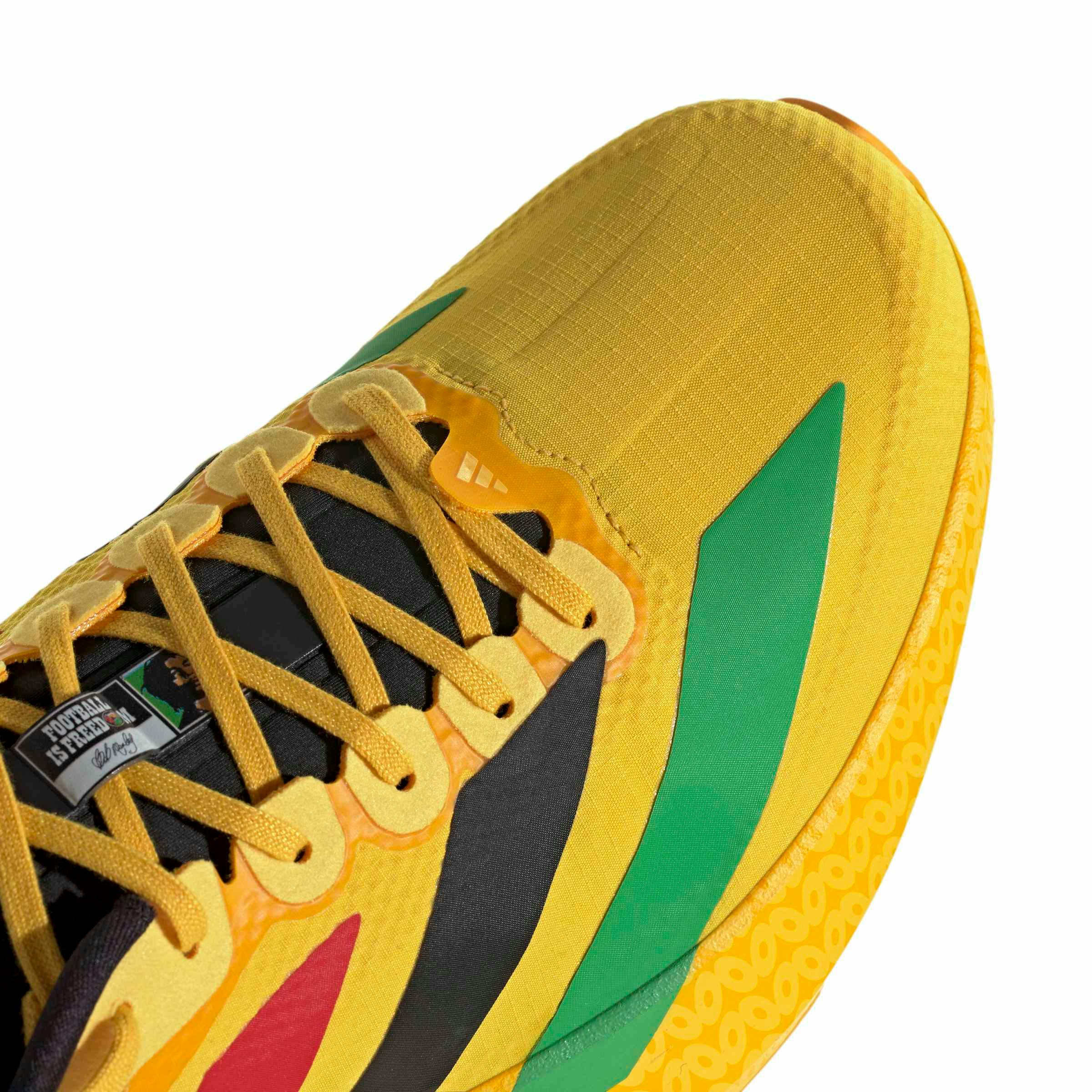 Bob Marley's Bold & Bright adidas Adizero Sneaker Is a Real Glow-Getter