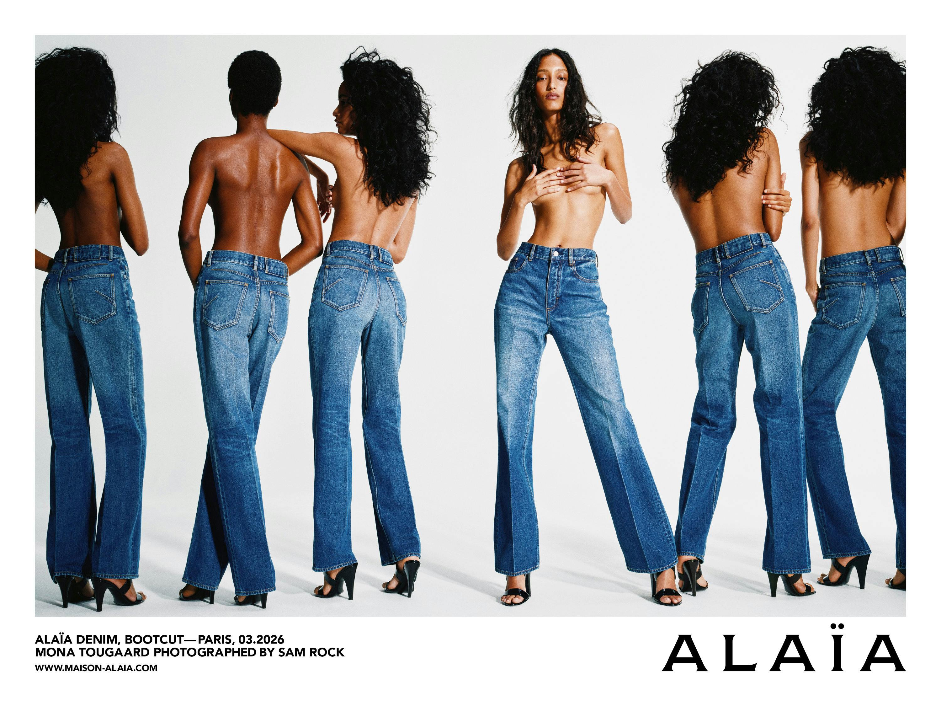 Alaïa's New Denim Line Is Sculpturally Sexy