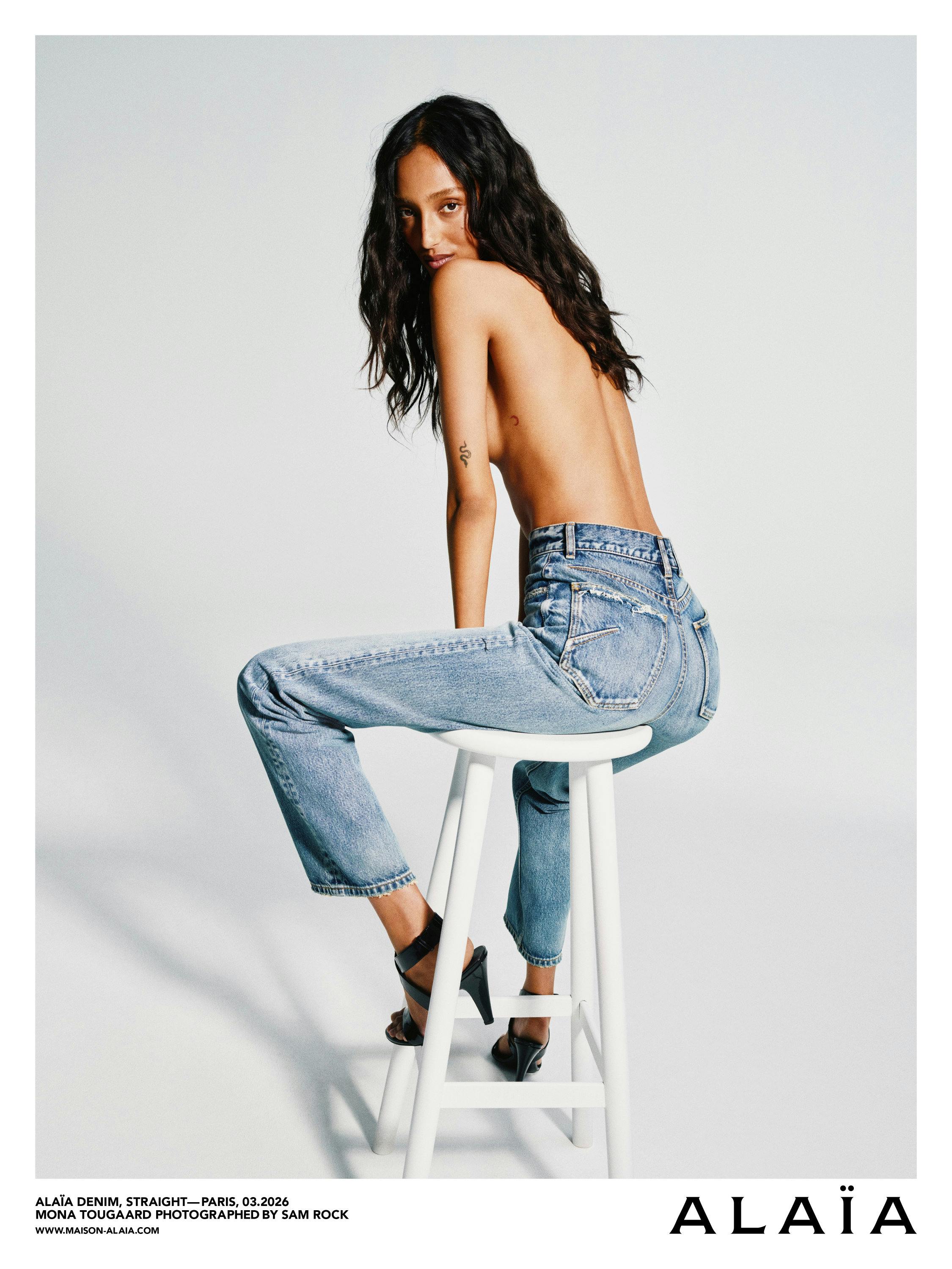Alaïa's New Denim Line Is Sculpturally Sexy