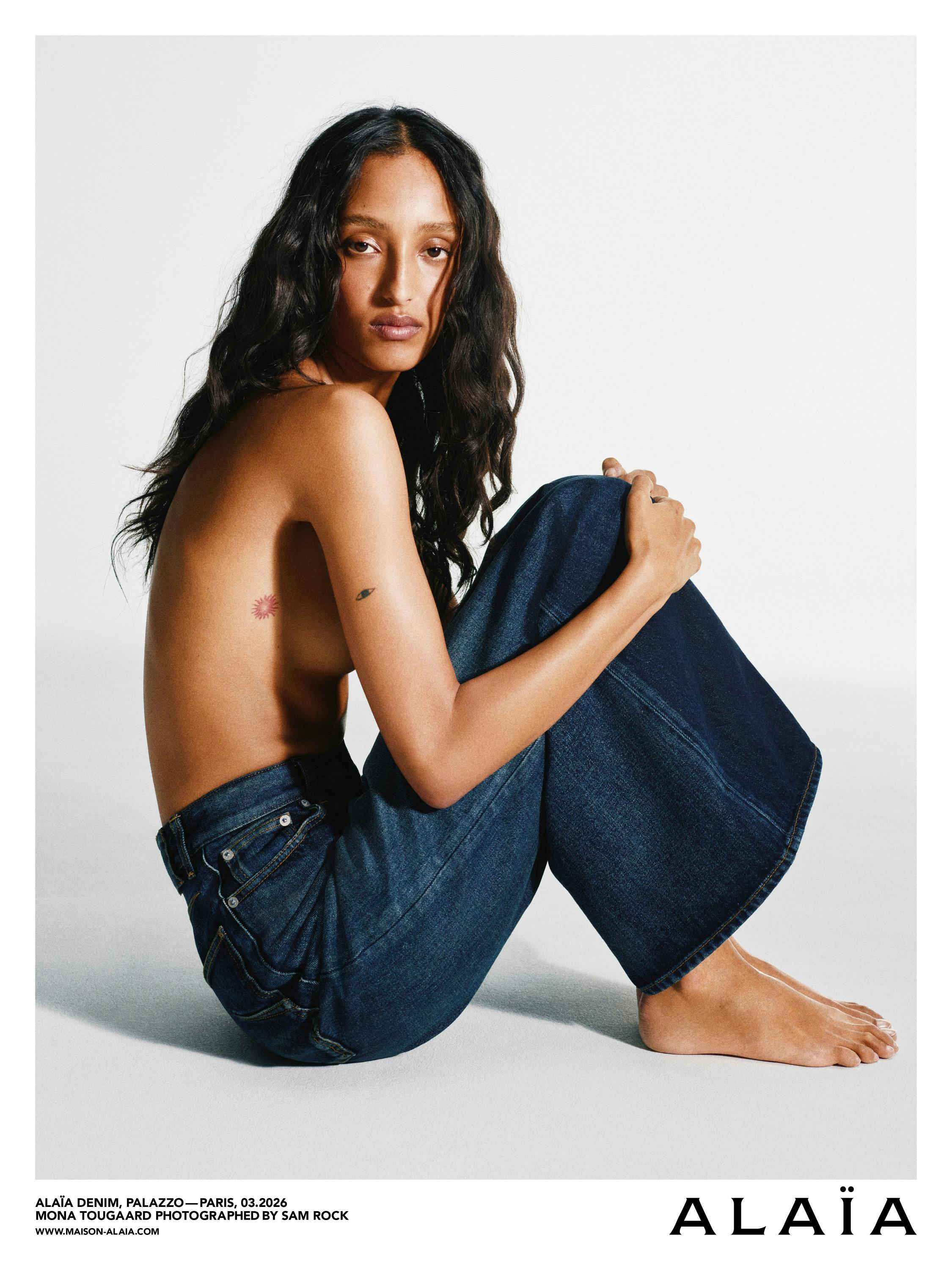 Alaïa's New Denim Line Is Sculpturally Sexy