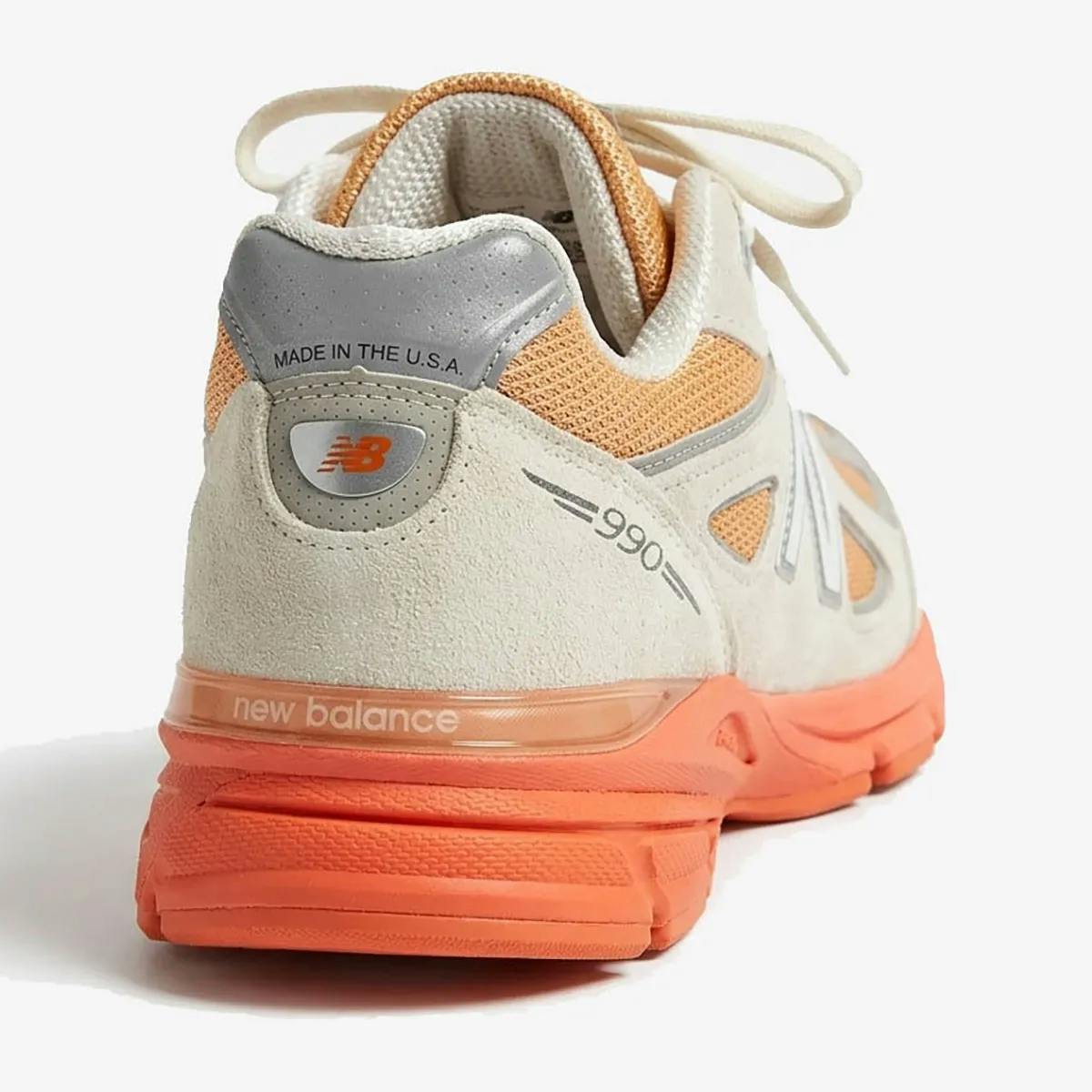 The New Balance 990v4 MO4 Tangerine Heat Is 100% Summer