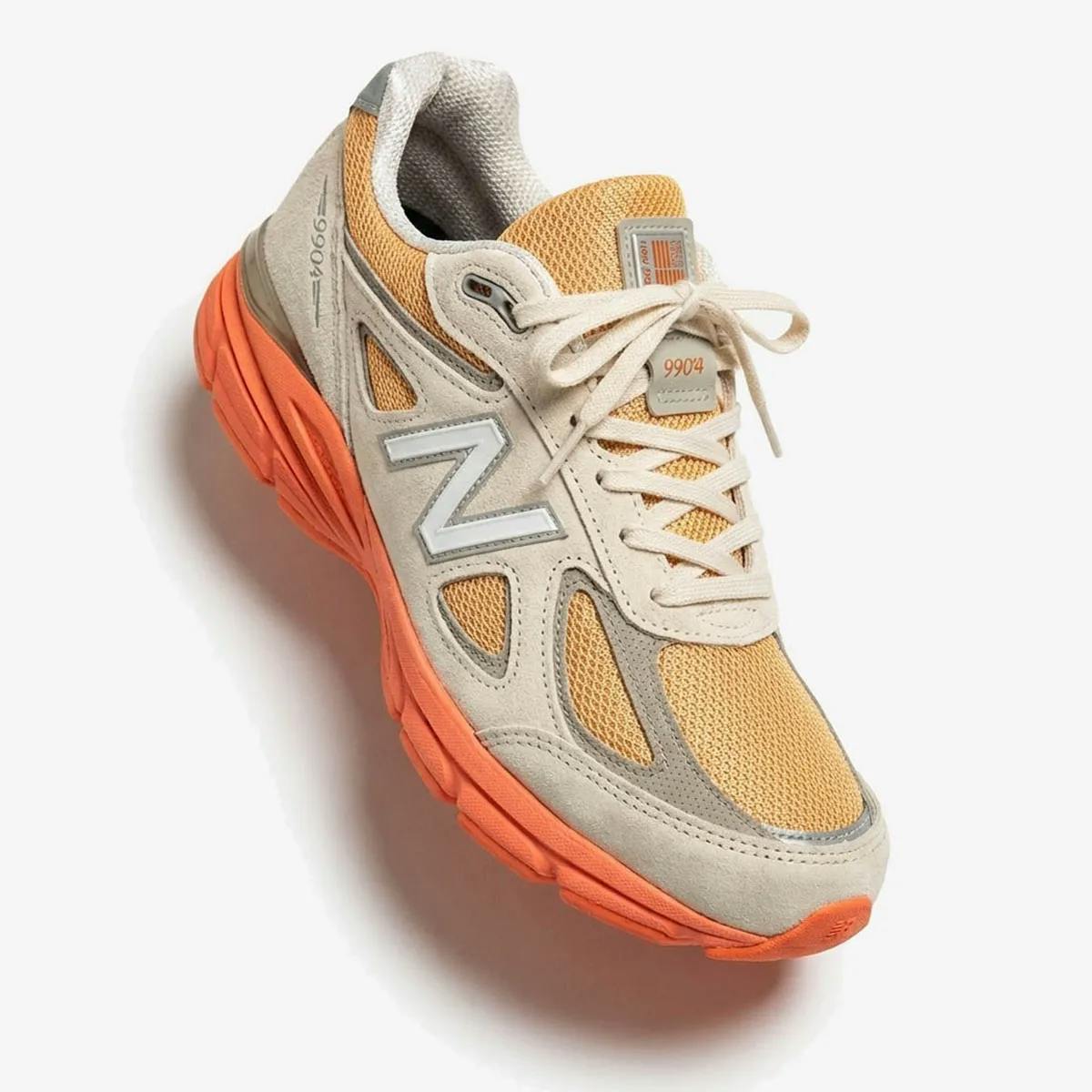 た*堂様 New Balance 990V4 M990JMT4 The New Balance 990v4 MO4 Tangerine Heat Is 100% Summer