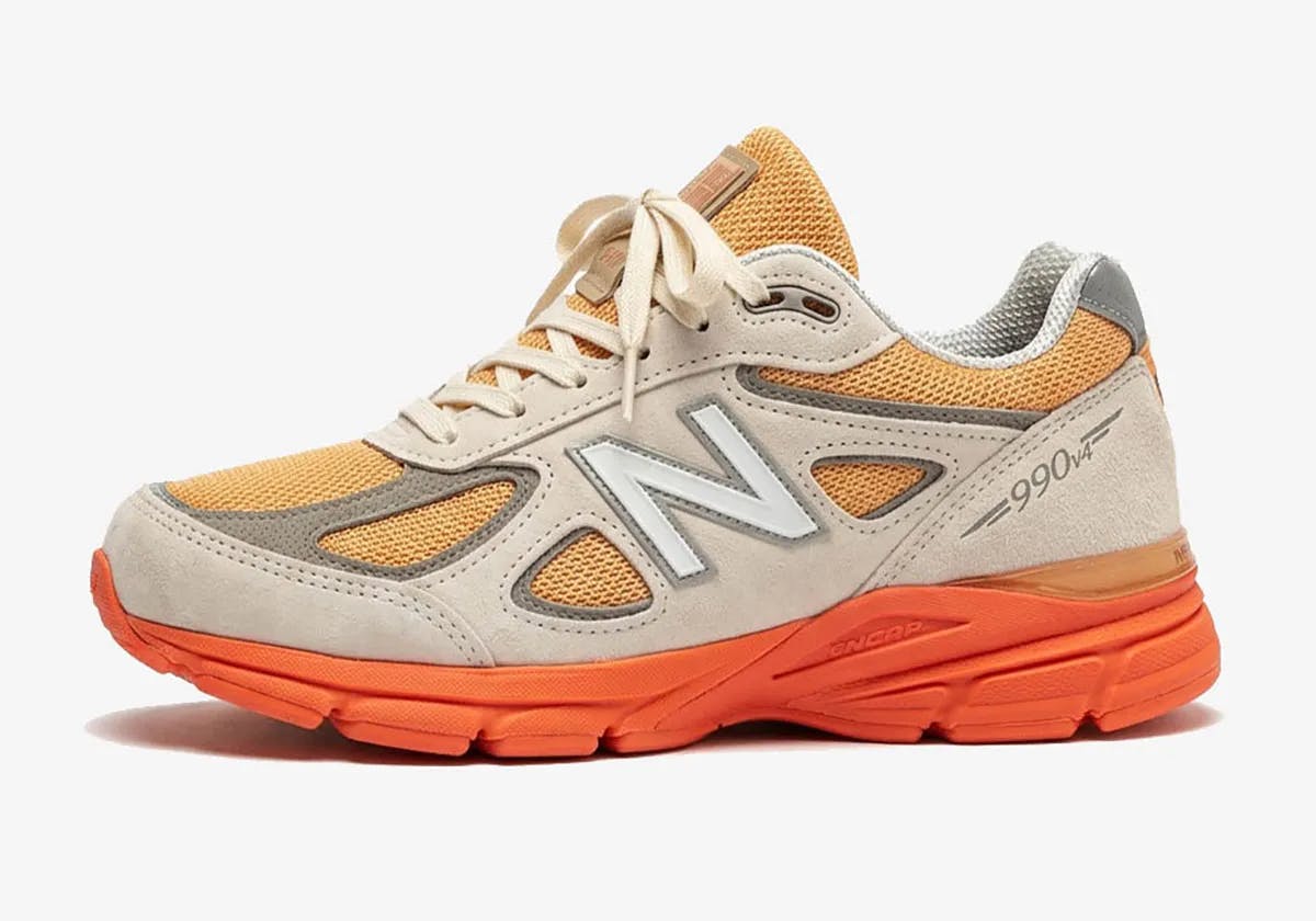 The New Balance 990v4 MO4 Tangerine Heat Is 100% Summer