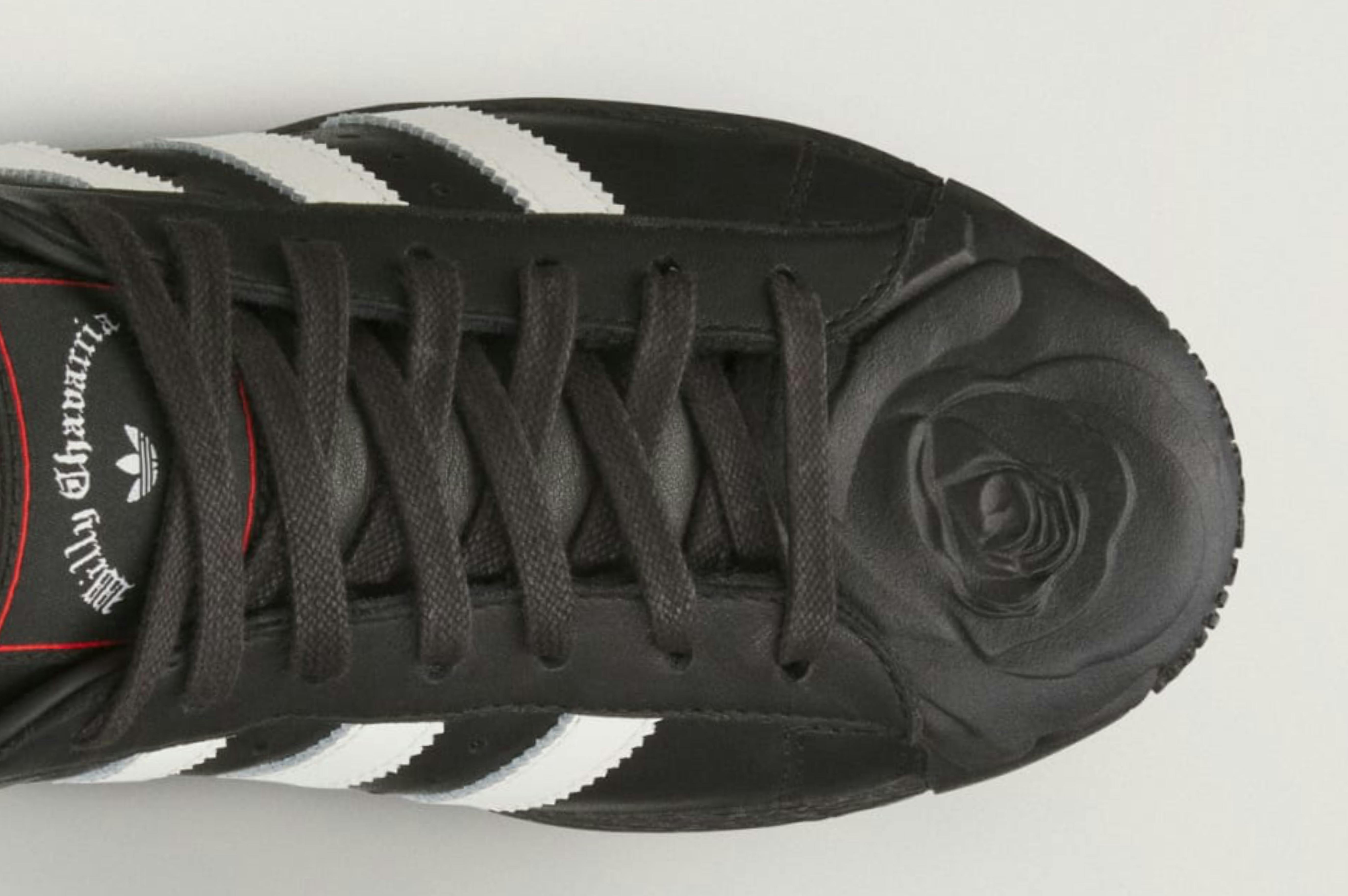 Willy Chavarria's Rose-Adorned adidas Are Radically Romantic