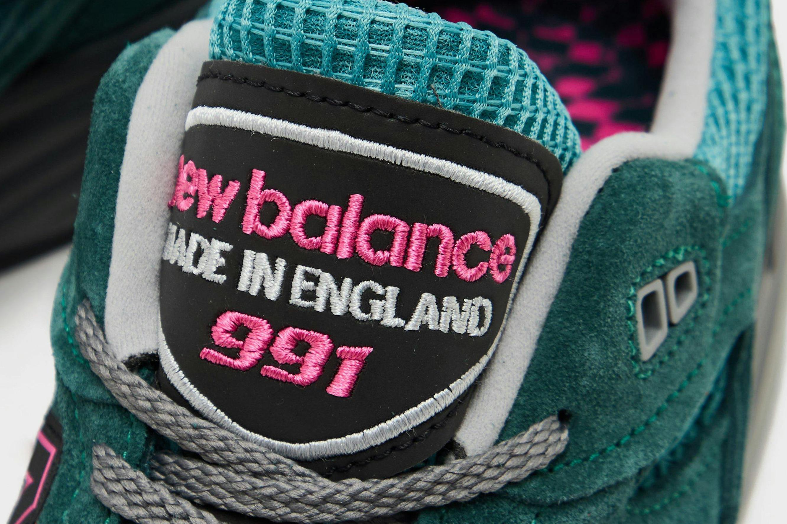 New Balance Made Tasty Teal 991v2s for the London Marathon