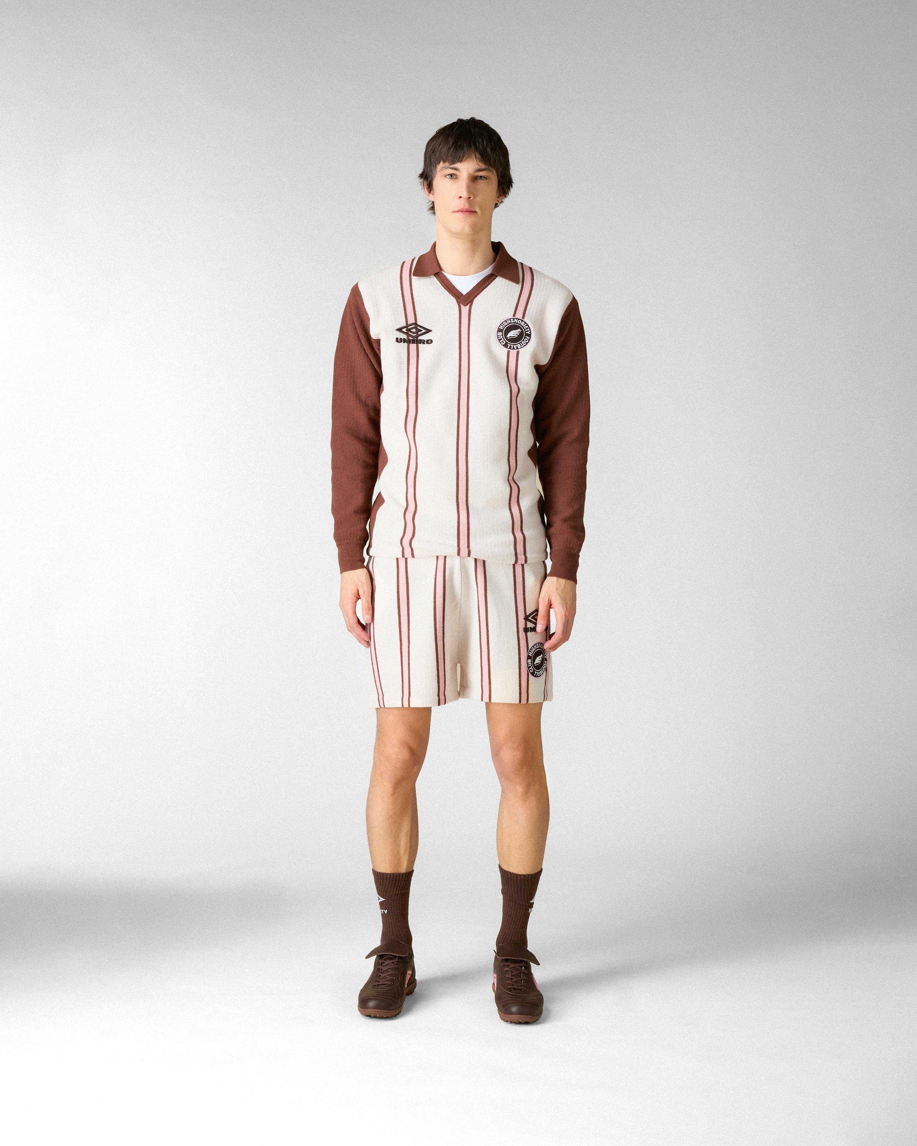 Umbro – Striped Knit Long Sleeve